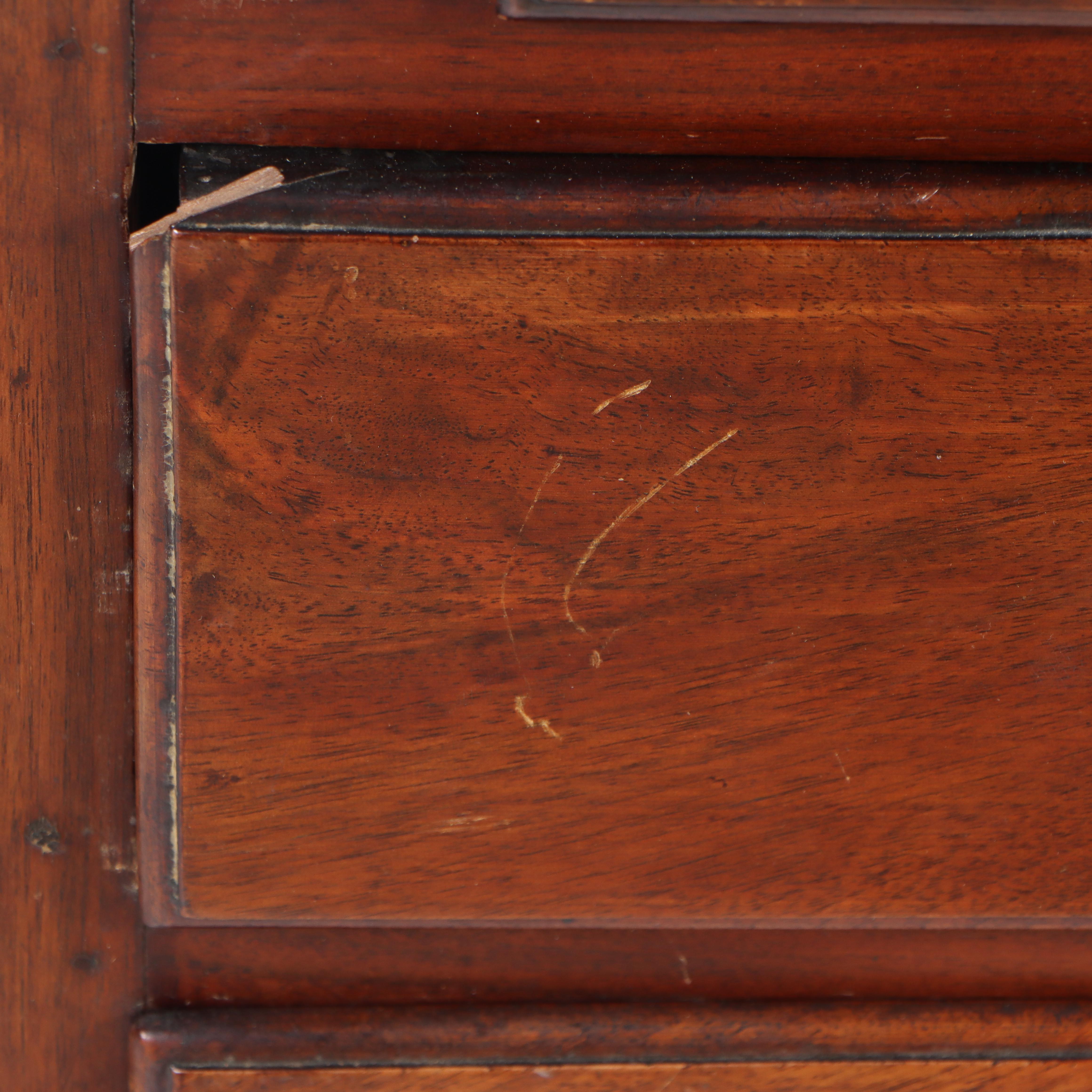American Chippendale Mahogany Slant-Front Desk, Late 18th Century