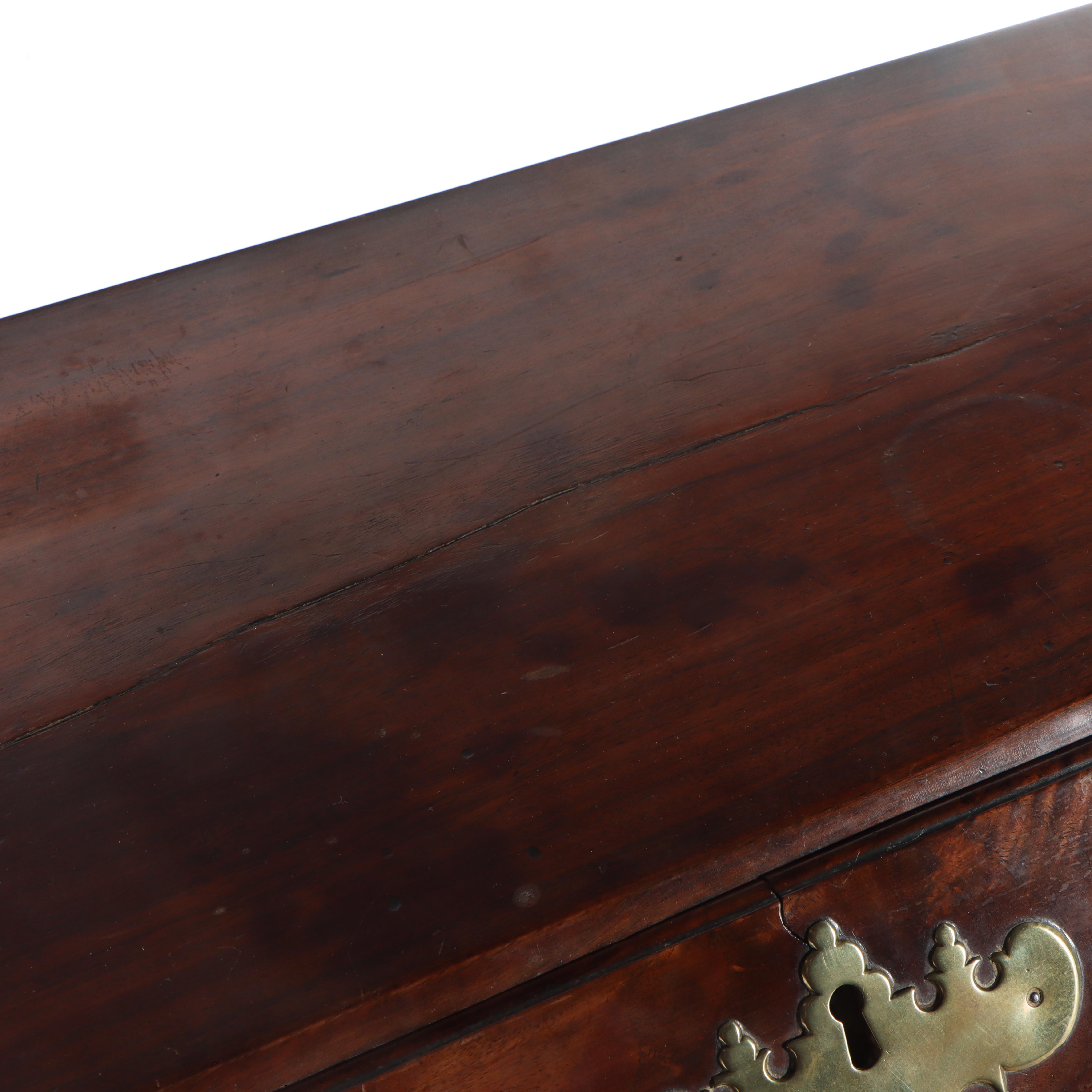 American Chippendale Mahogany Slant-Front Desk, Late 18th Century