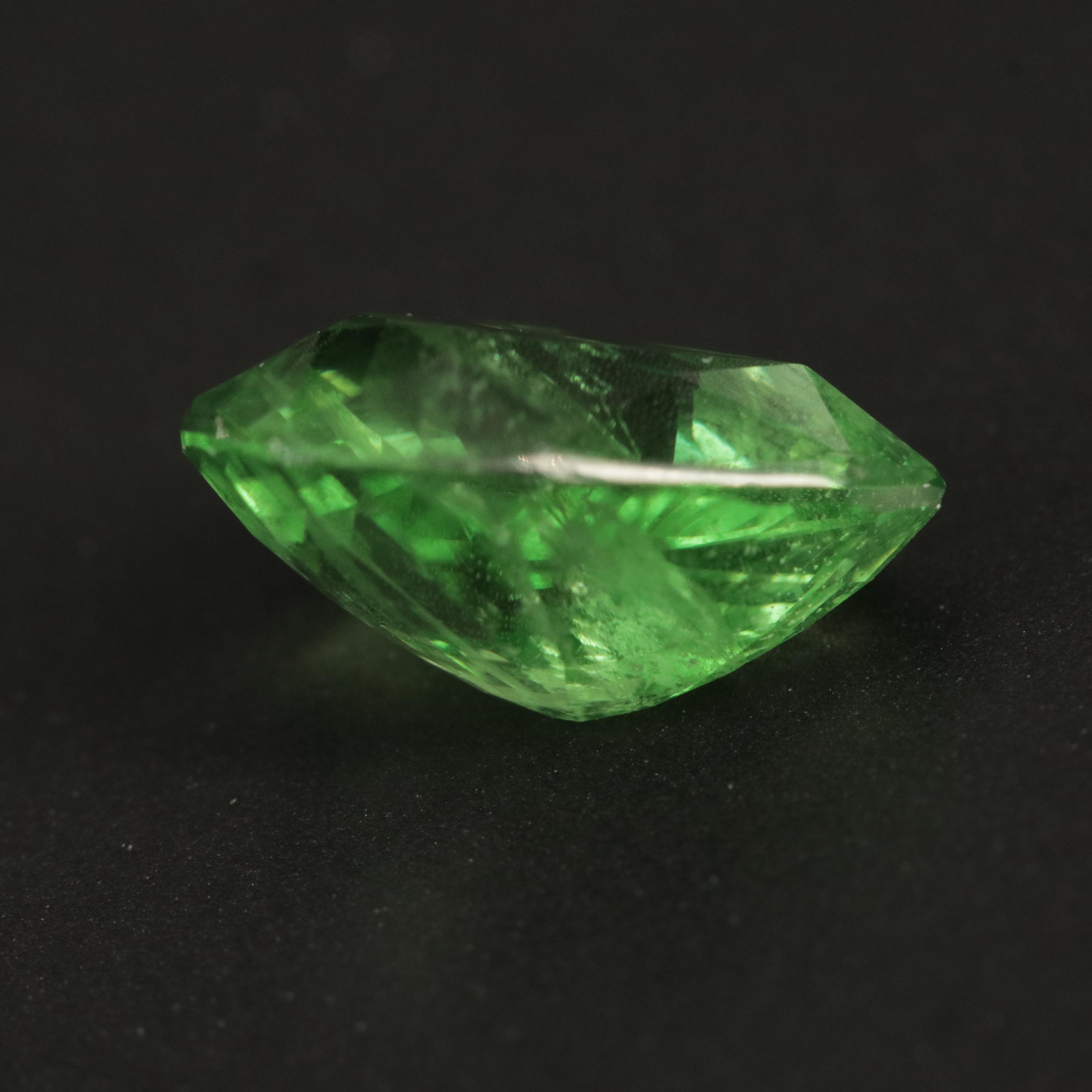 Loose 2.53 CT Pear Faceted Tsavorite