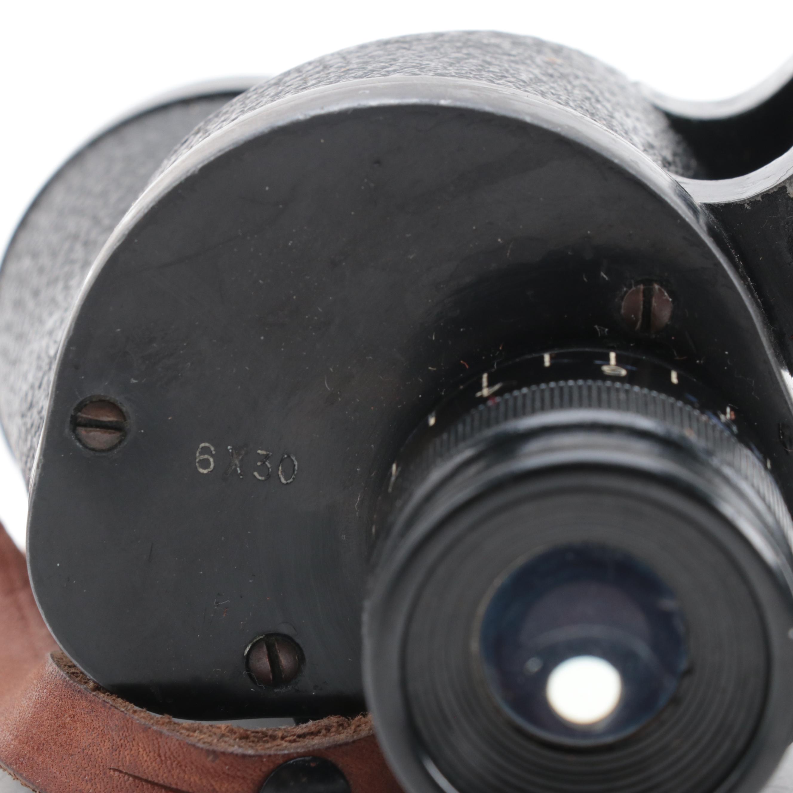 WWII Era Universal for U. S. Navy with Other 6 x 30 Binoculars, Mid-20th Century