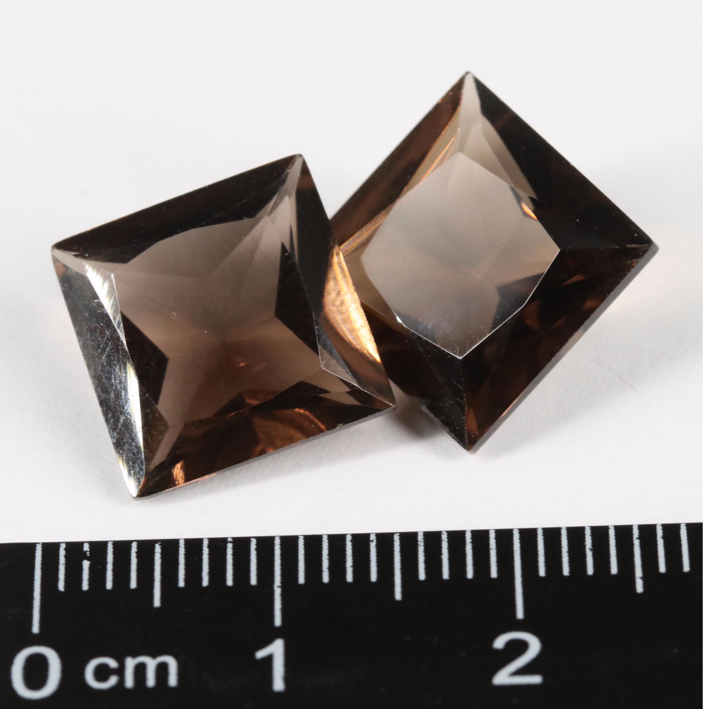 Loose 13.10 CTW Smoky Quartz