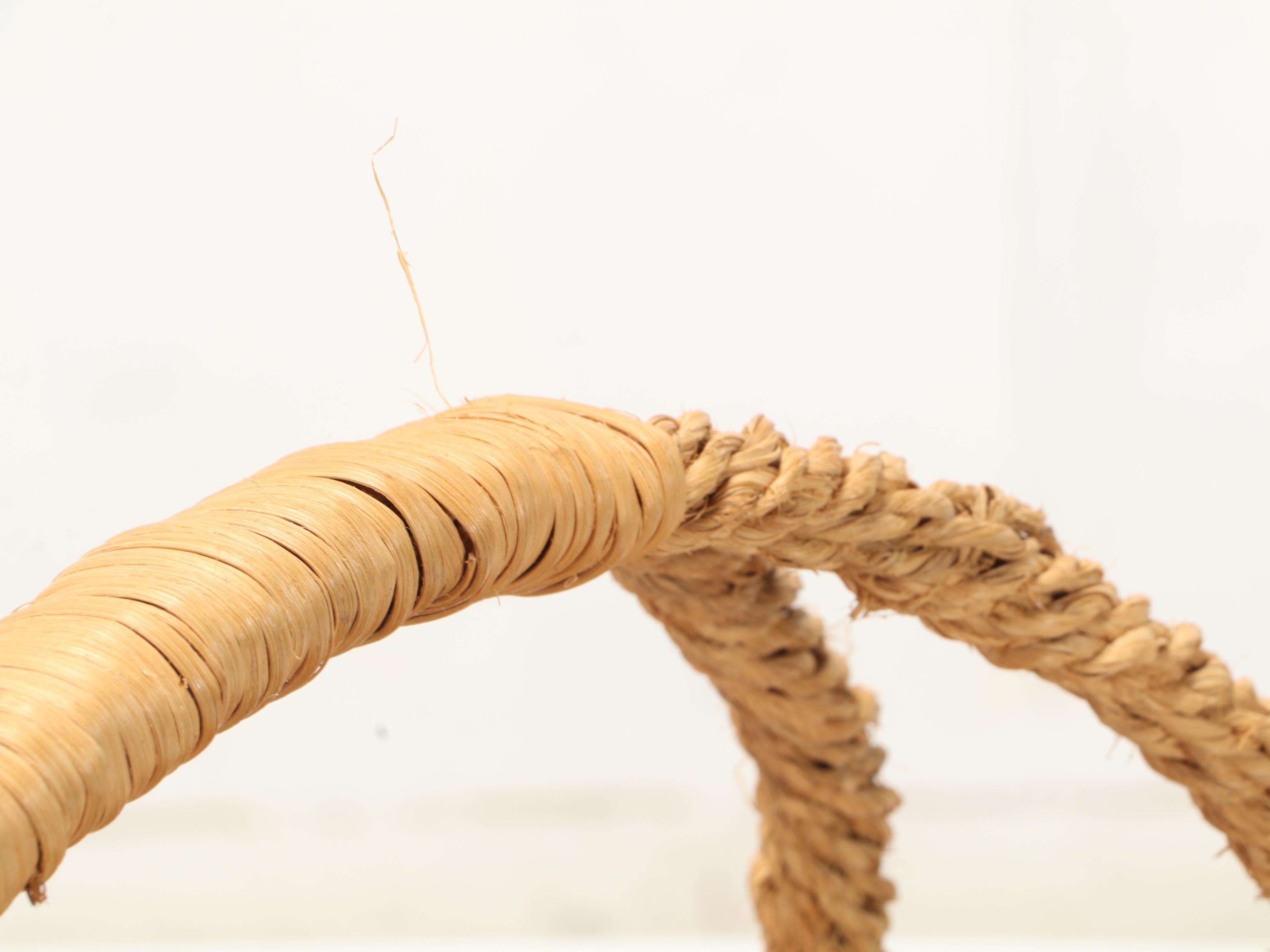 Twined Sisal Carrying Basket