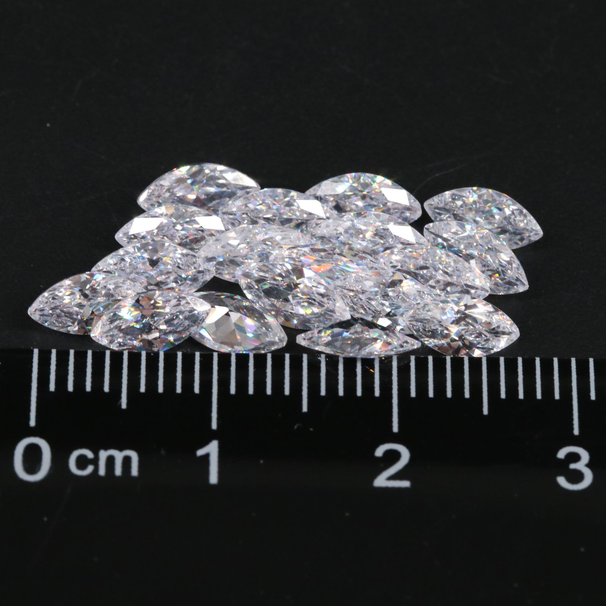 Loose 9.90 CTW Cubic Zirconia Lot