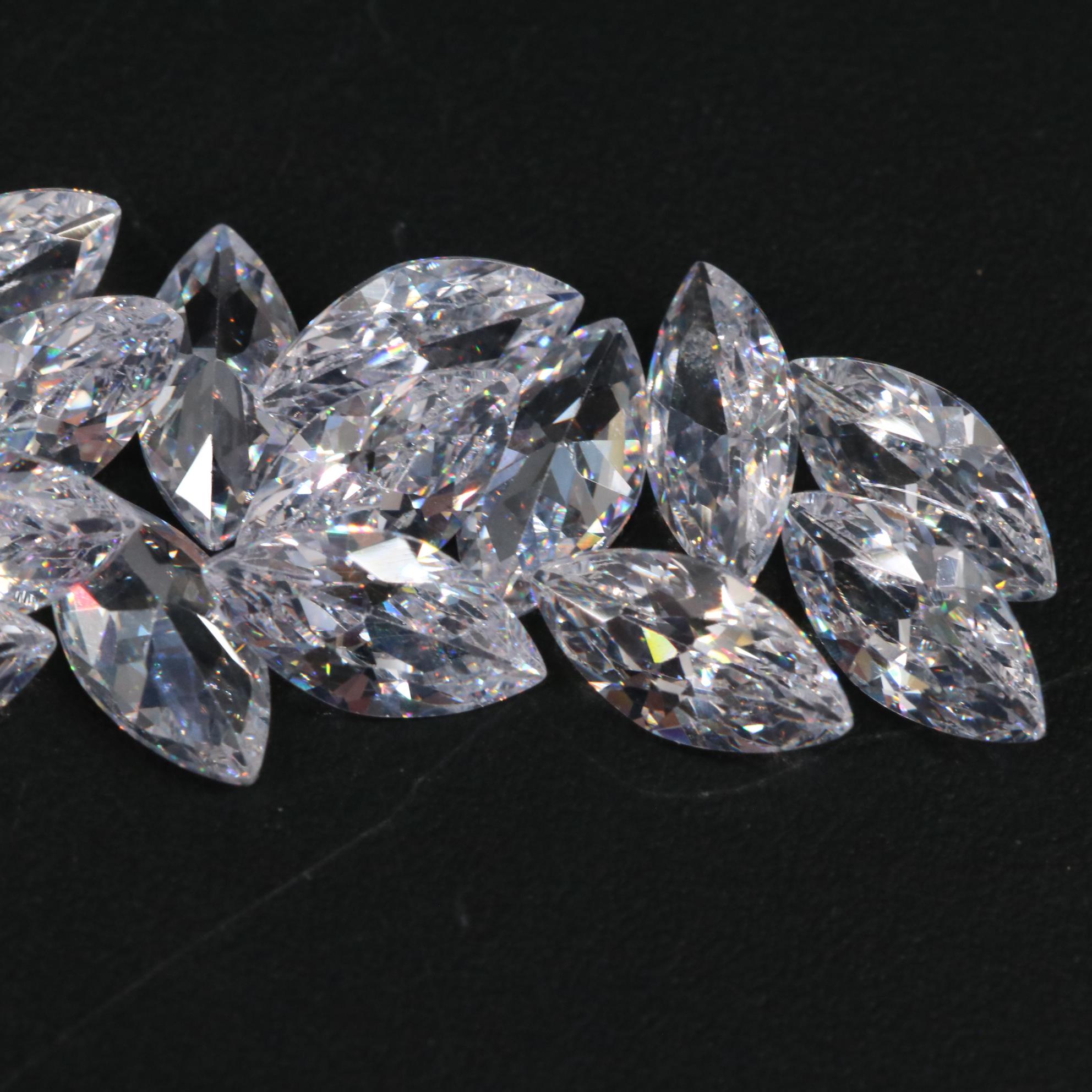 Loose 9.90 CTW Cubic Zirconia Lot