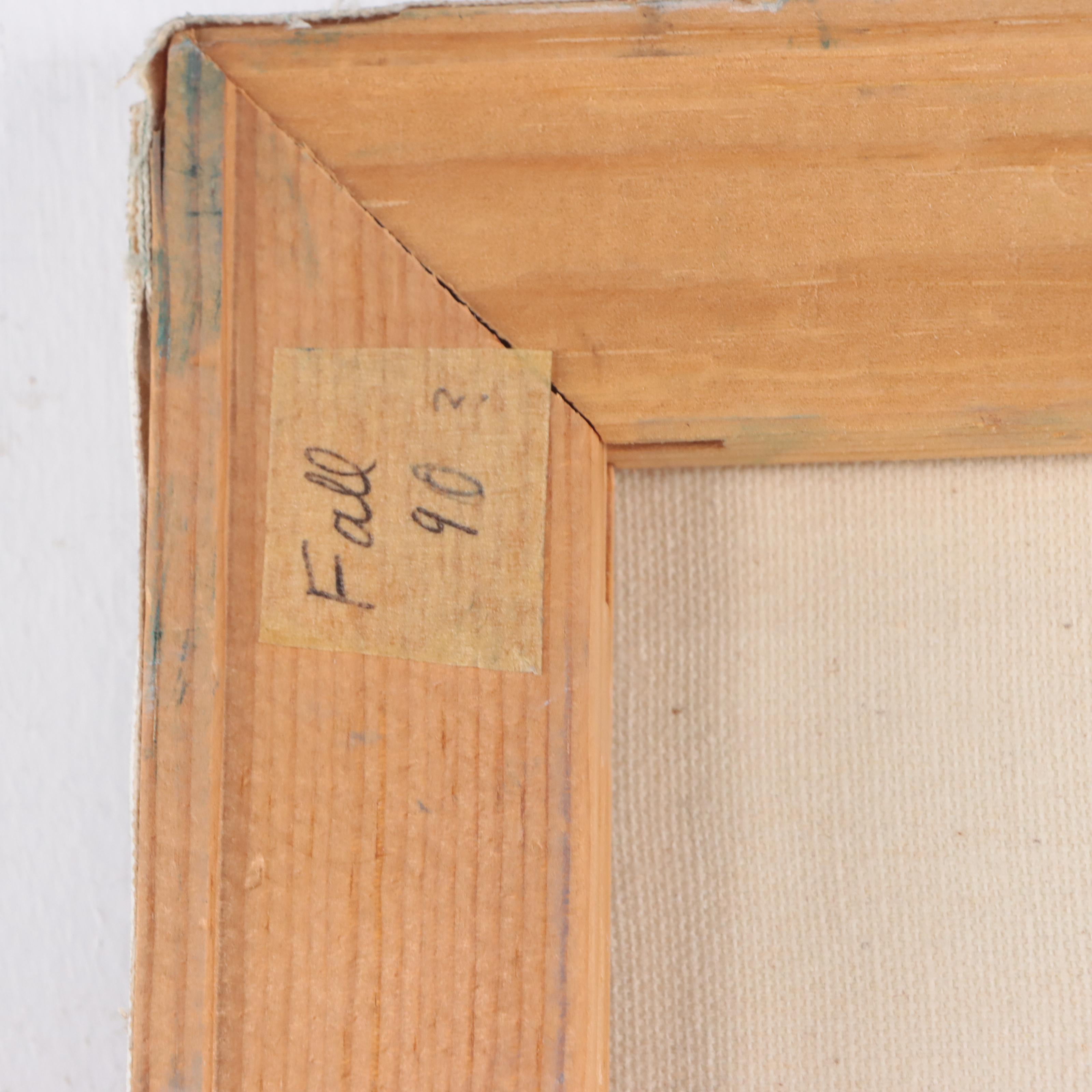 Katrina Halter Oil Painting of a Reclining Male Nude, Circa 1990