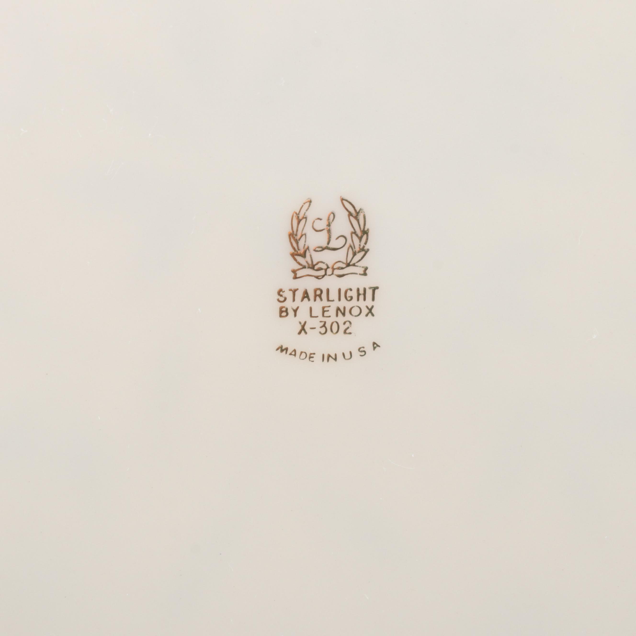 Lenox Bone China "Starlight" Dinnerware, 1952-1978