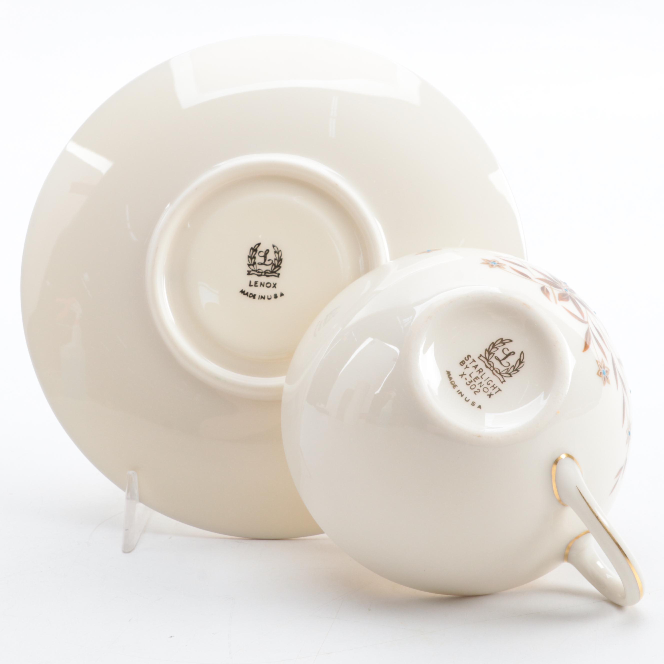 Lenox Bone China "Starlight" Dinnerware, 1952-1978