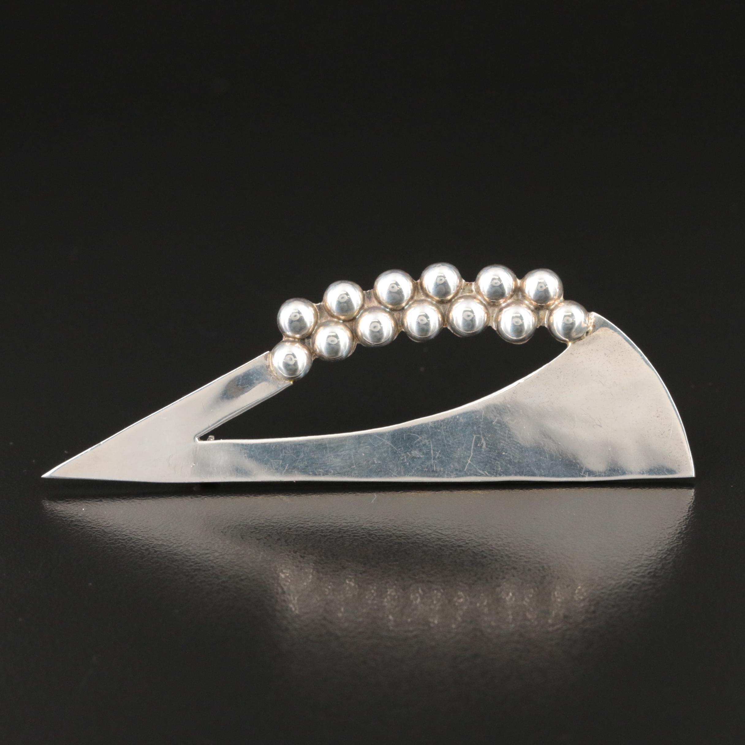 Mexican Modern Sterling Brooch