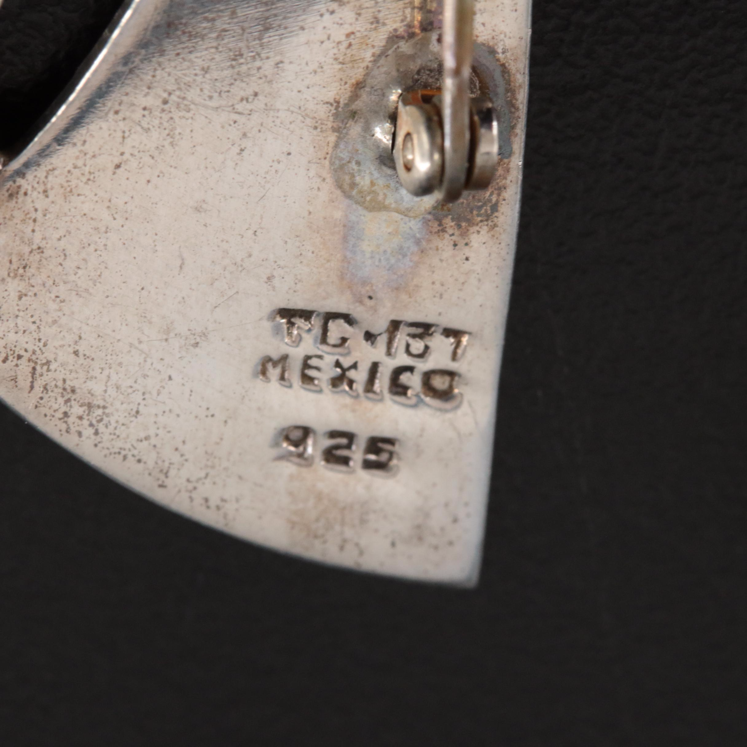 Mexican Modern Sterling Brooch