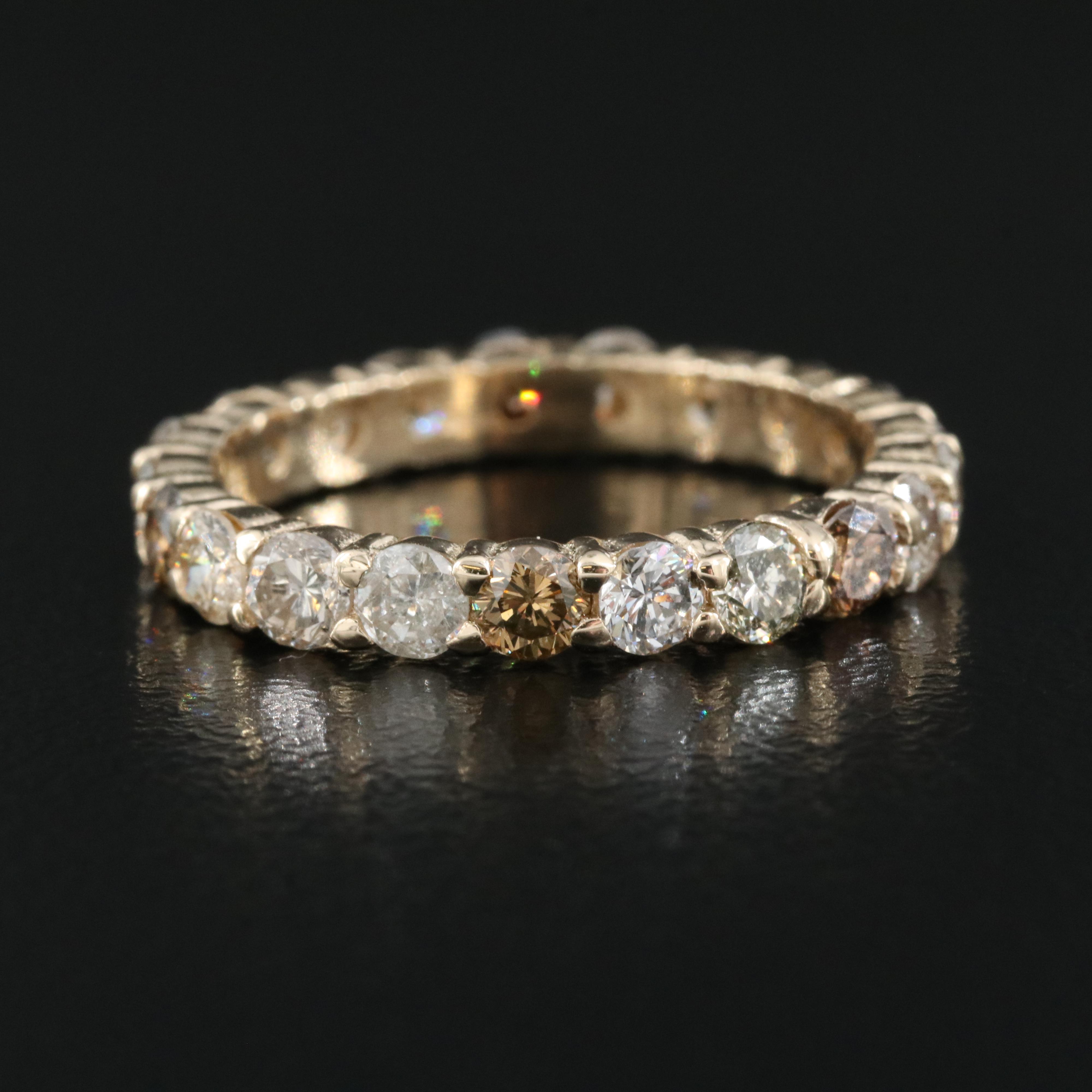 14K 2.00 CTW Diamond Eternity Band