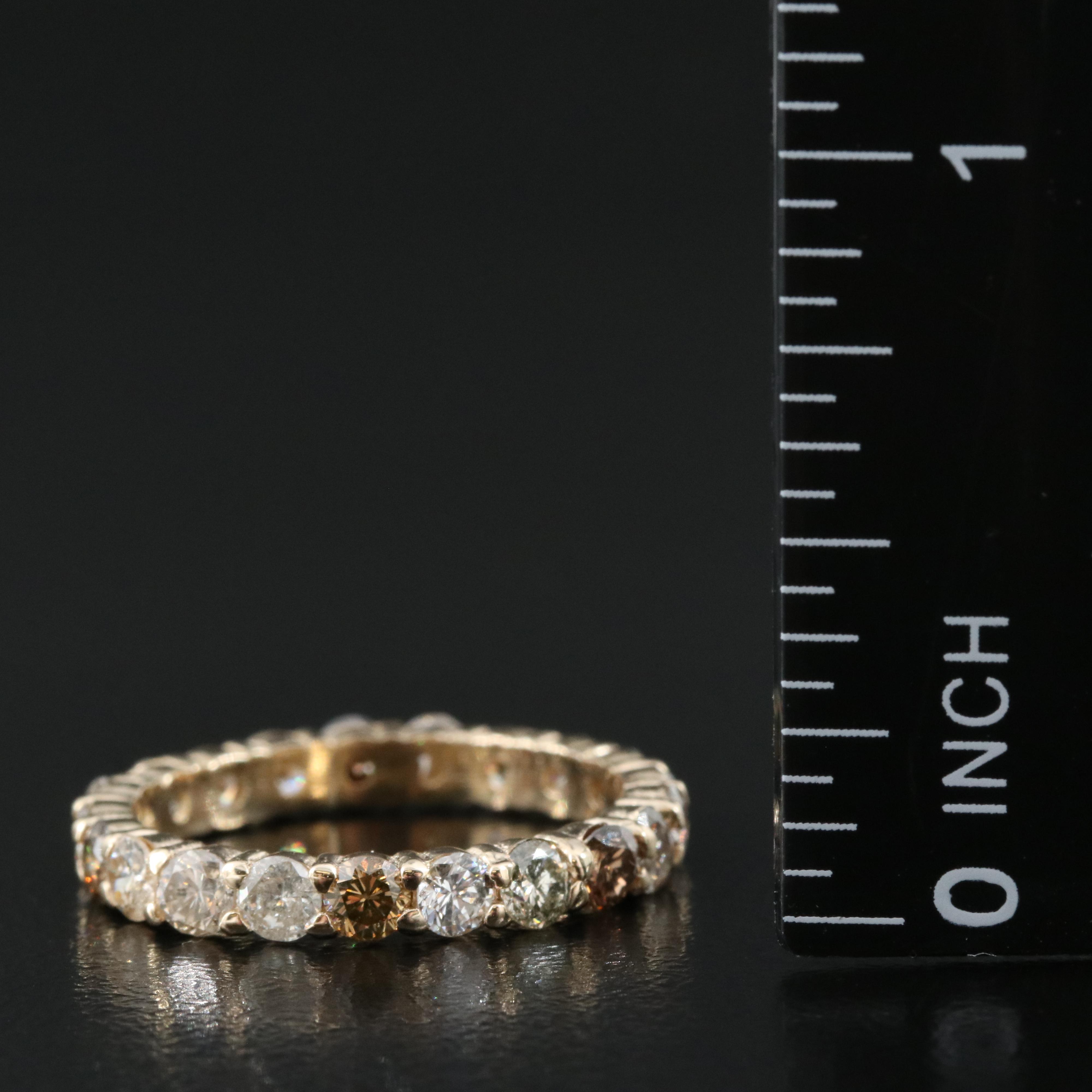 14K 2.00 CTW Diamond Eternity Band