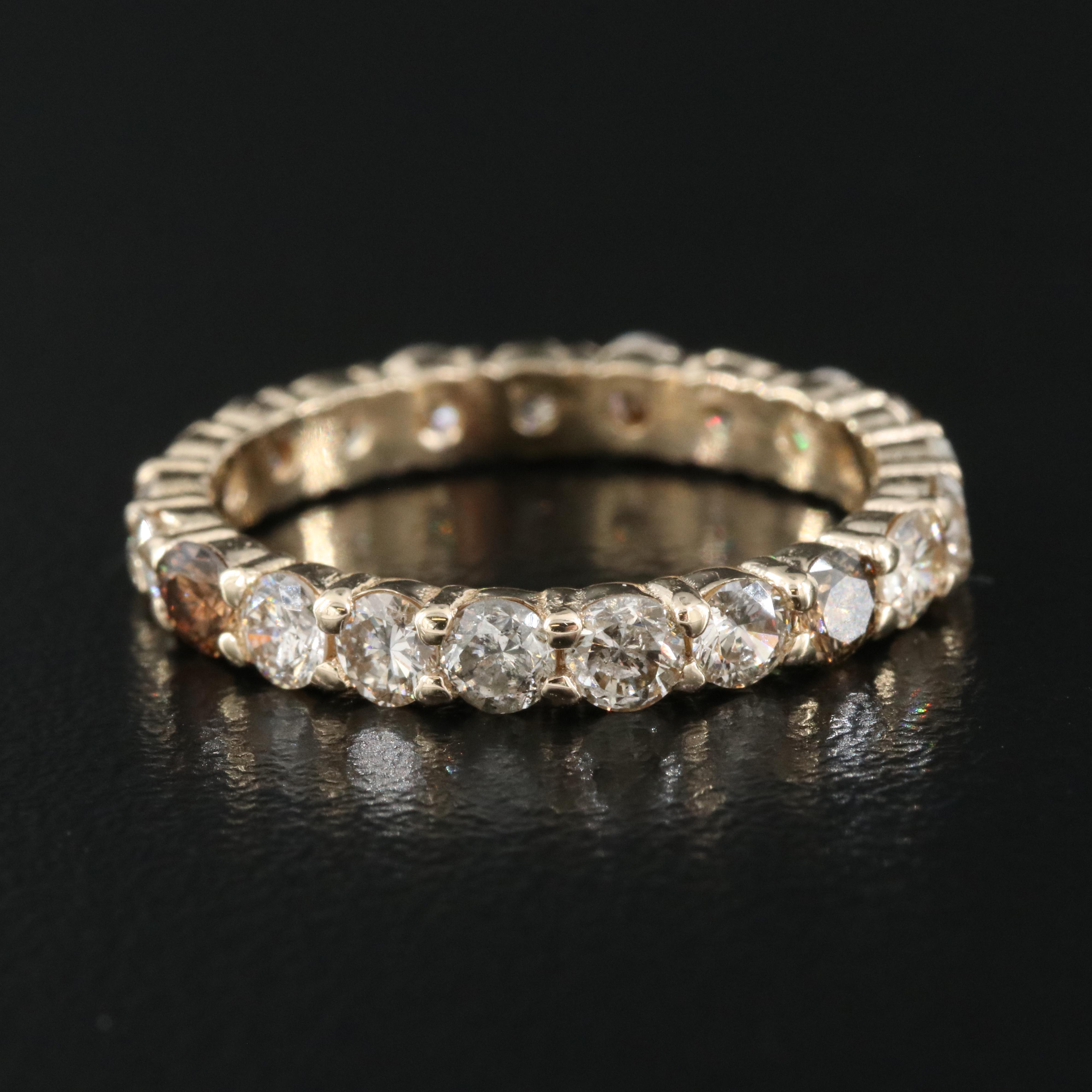 14K 2.00 CTW Diamond Eternity Band