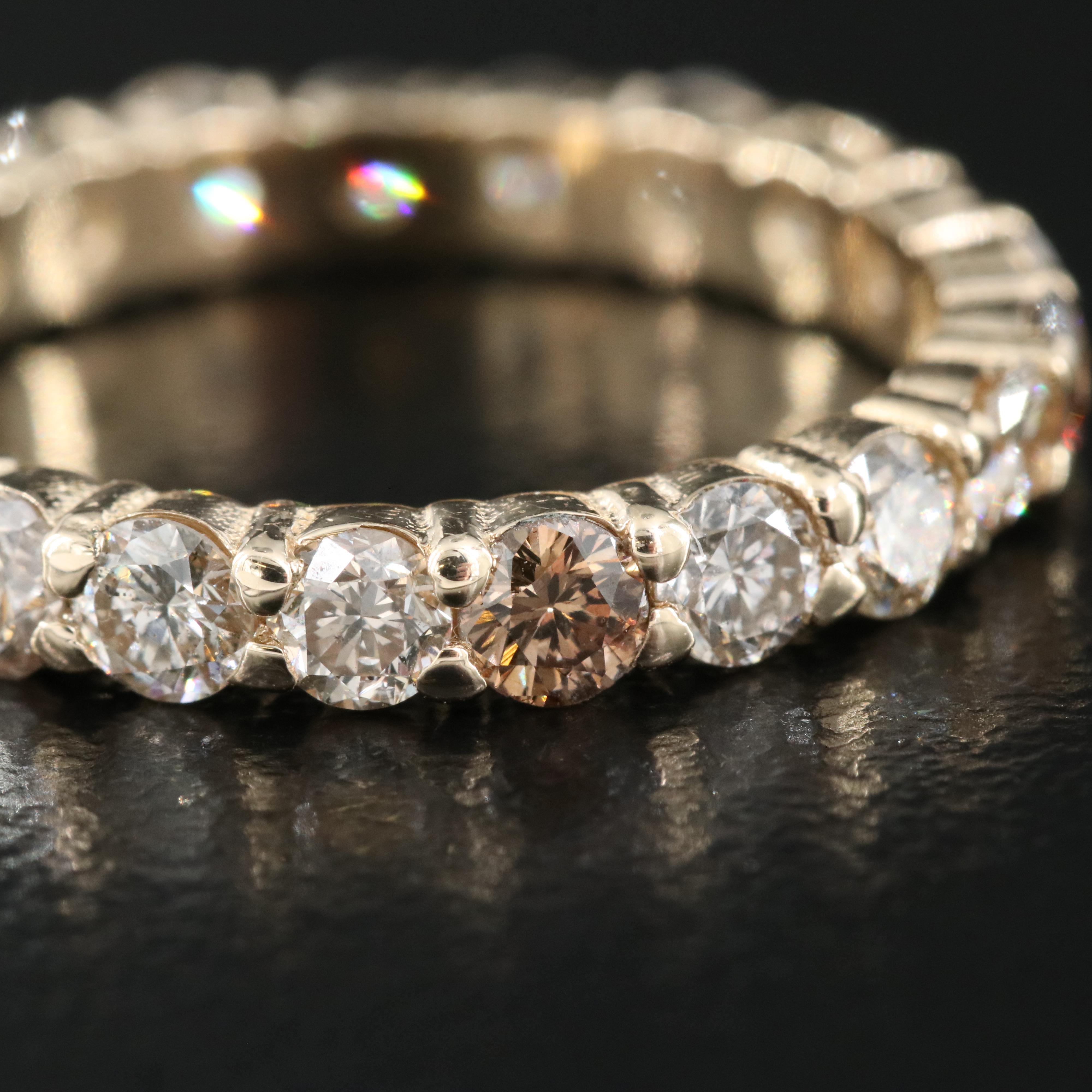 14K 2.00 CTW Diamond Eternity Band