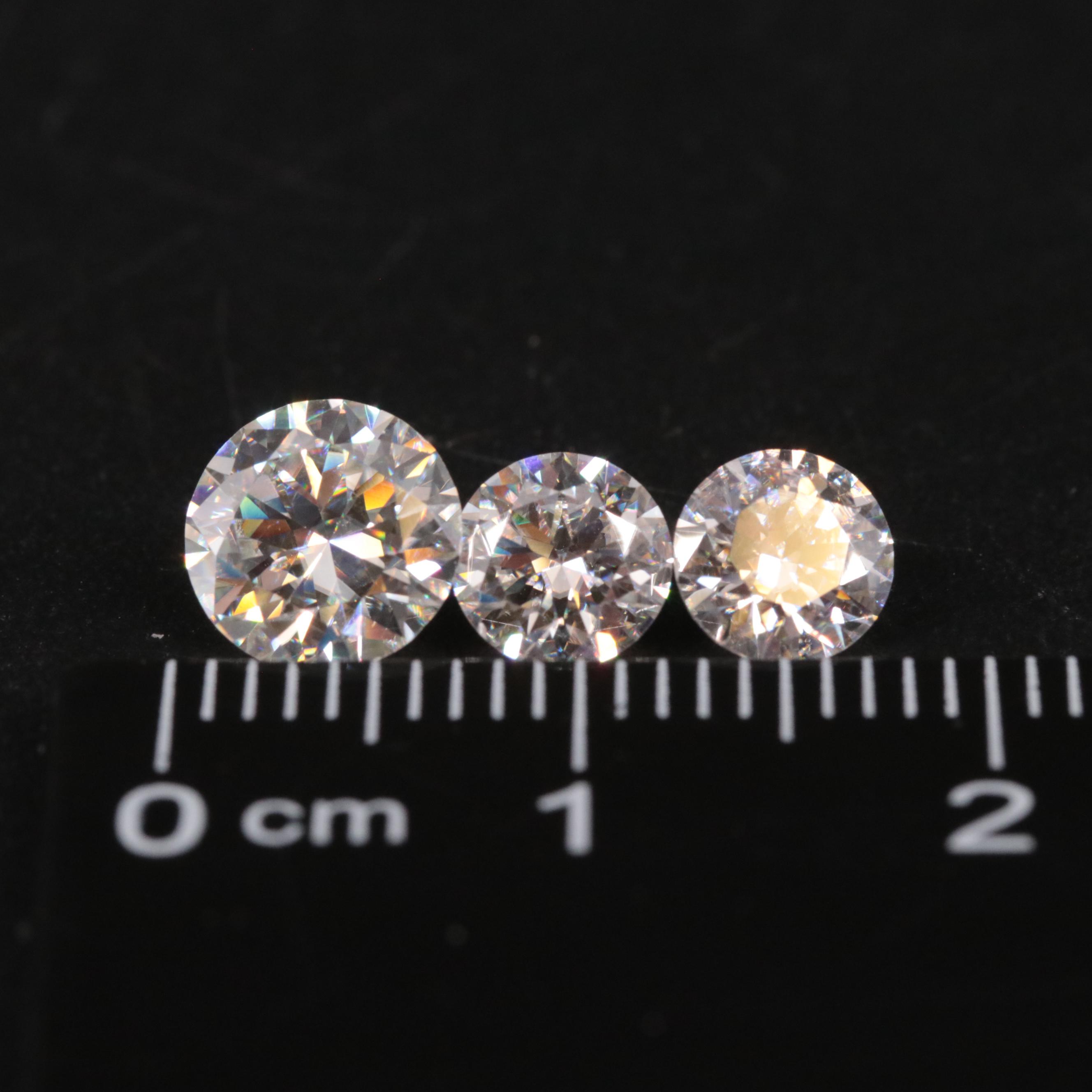 Loose 2.16 CTW Moissanite Lot