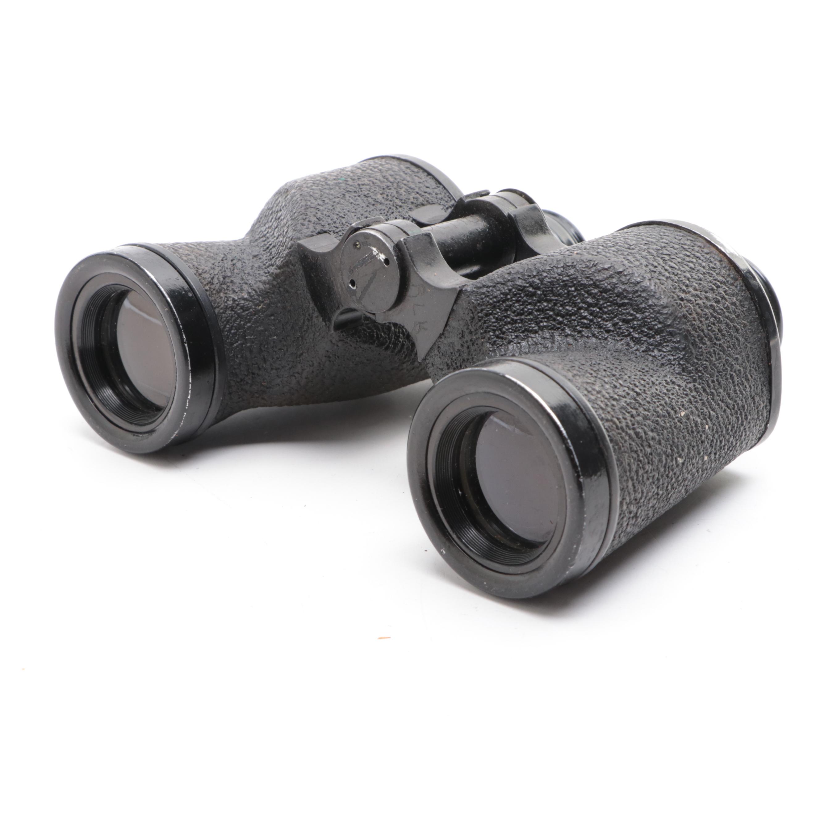 U. S. Army Nash-Kelvinator M3 Binoculars with Leather Case, 1942