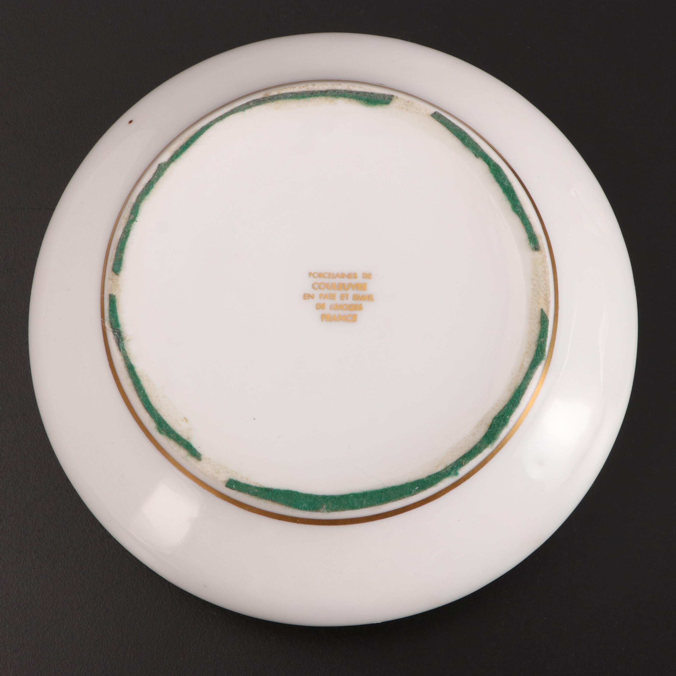 Tiffany & Co. and Limoges Porcelain Trinket Boxes