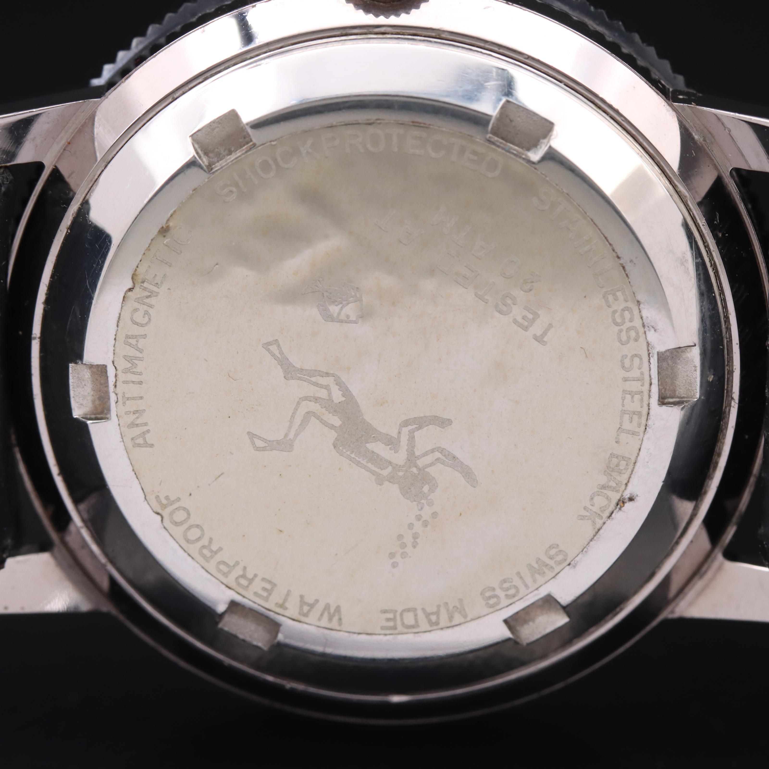 Vintage Ollech and Wajs Swiss Dive Watch