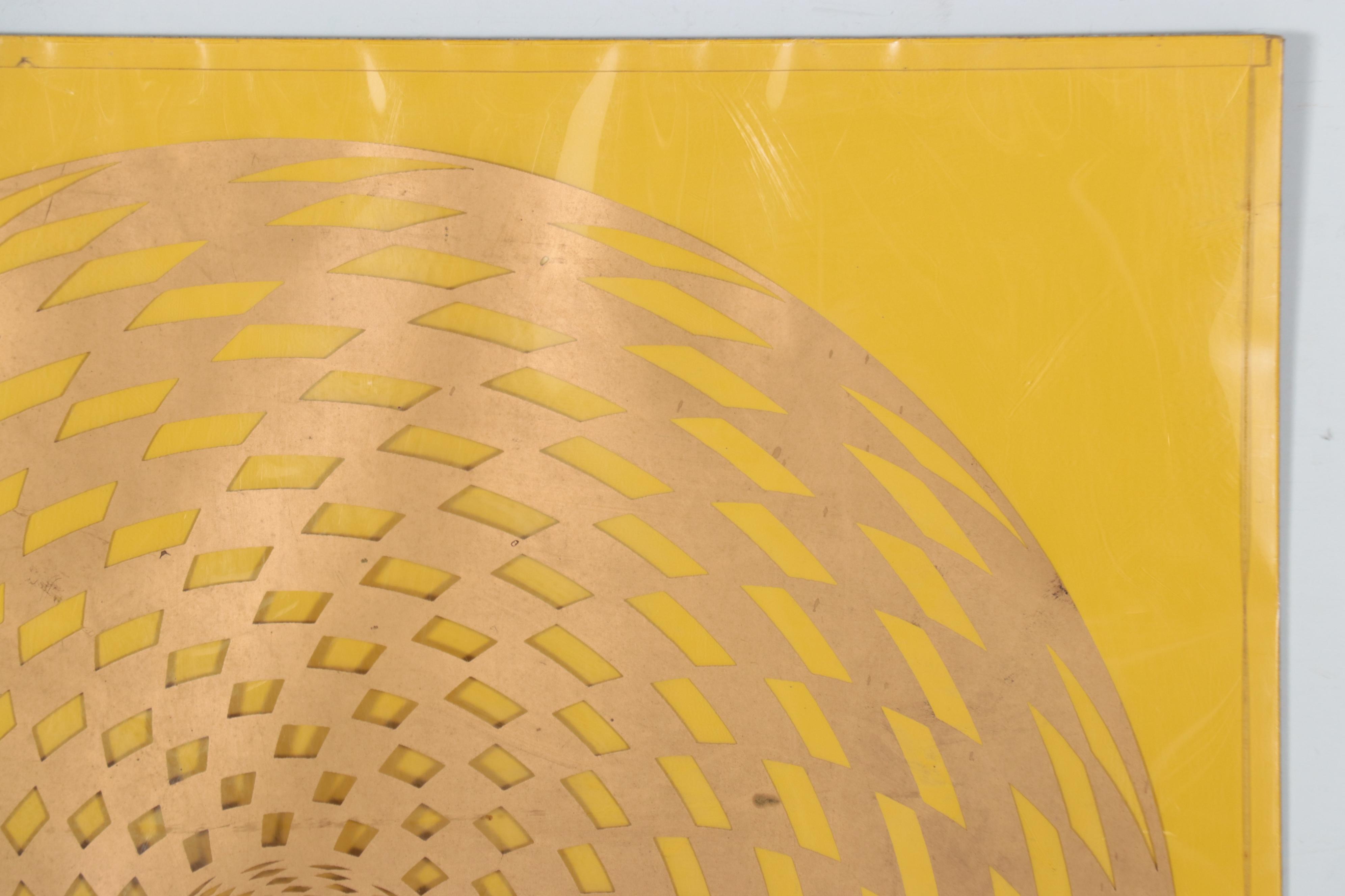 Pat Flanagan Op Art Serigraph "Sensor II," 1976