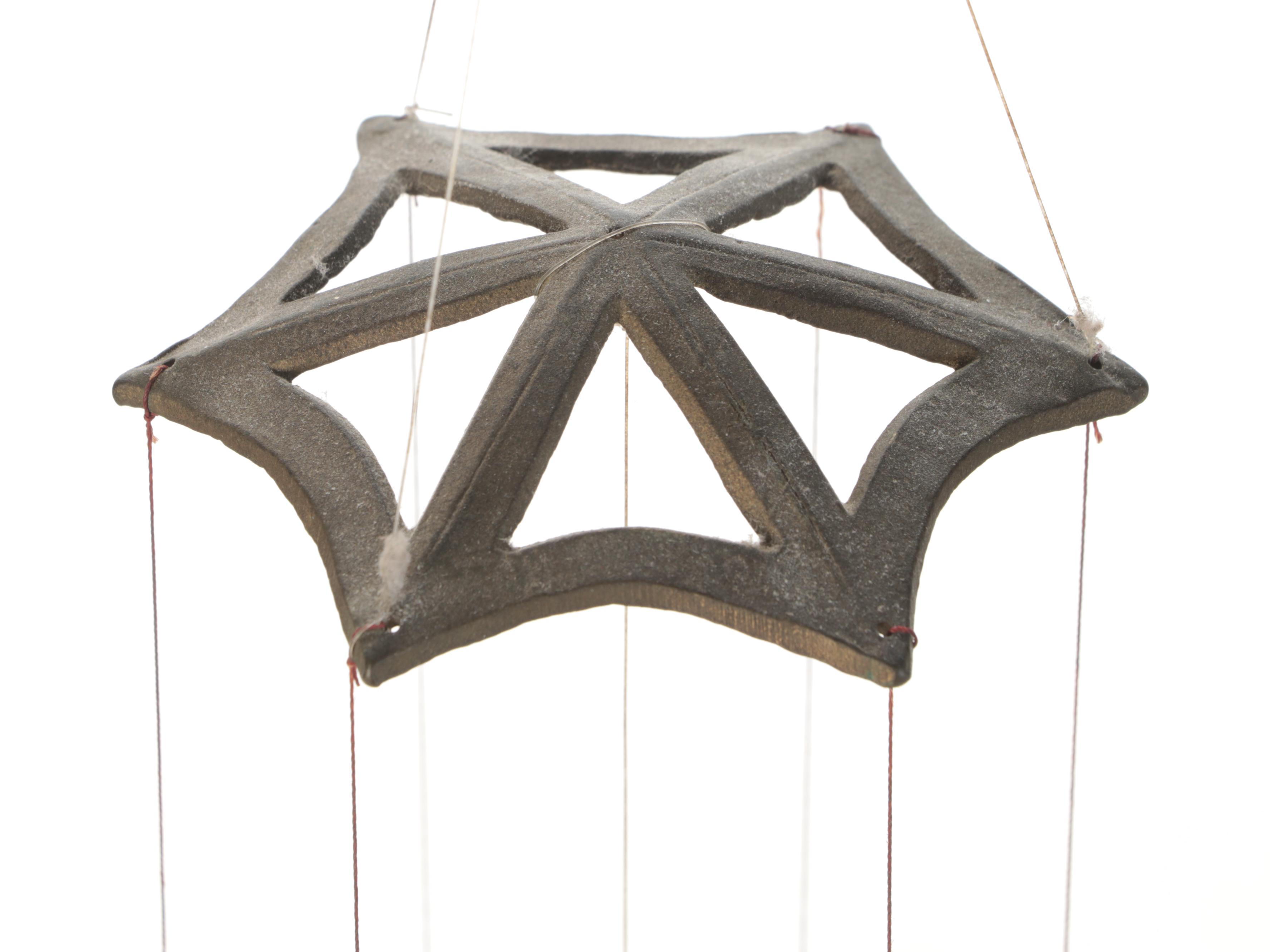 Japanese Cast Metal Geisha Wind Chime