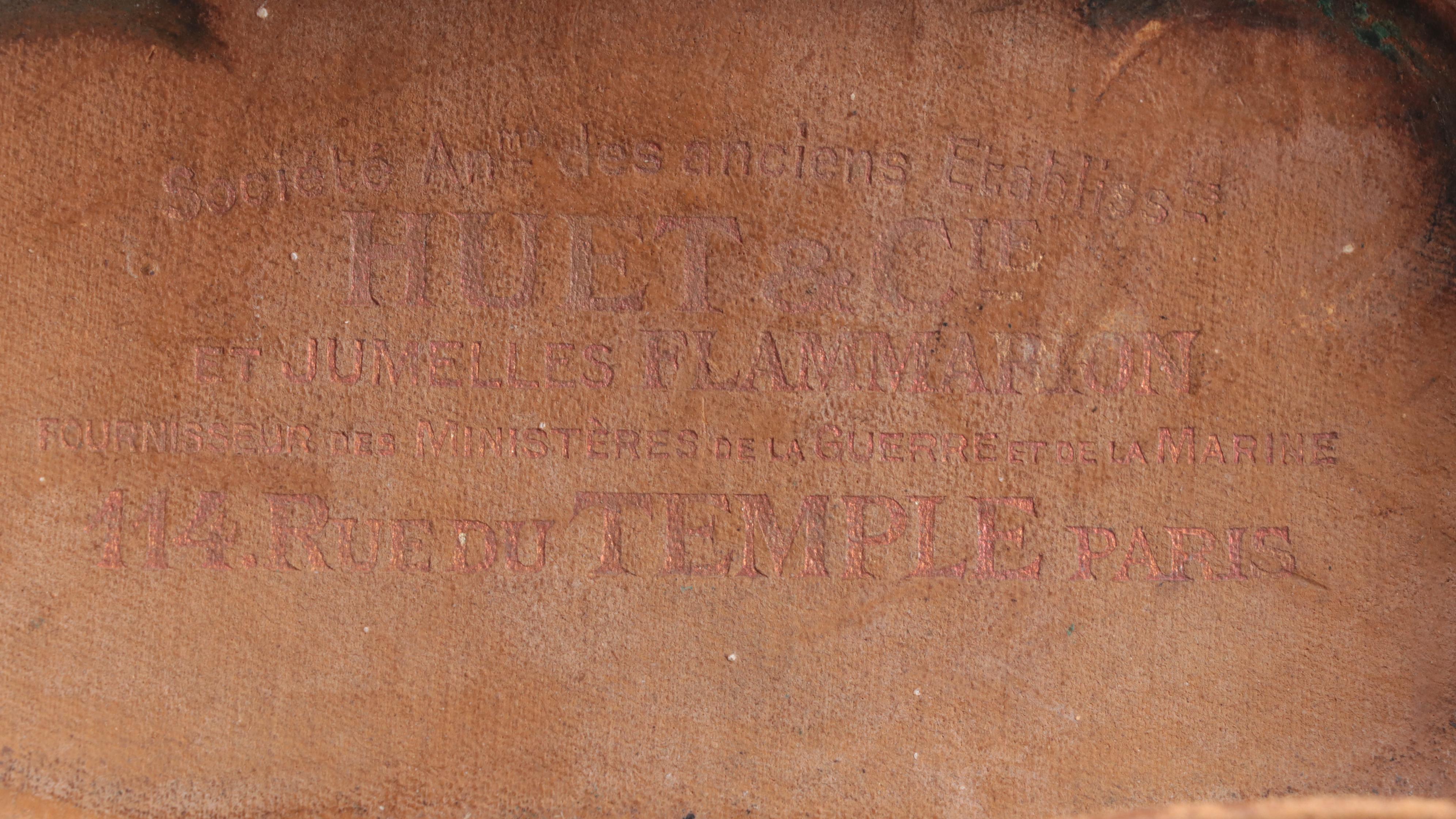 Huet French Military Binoculars, 20th Century