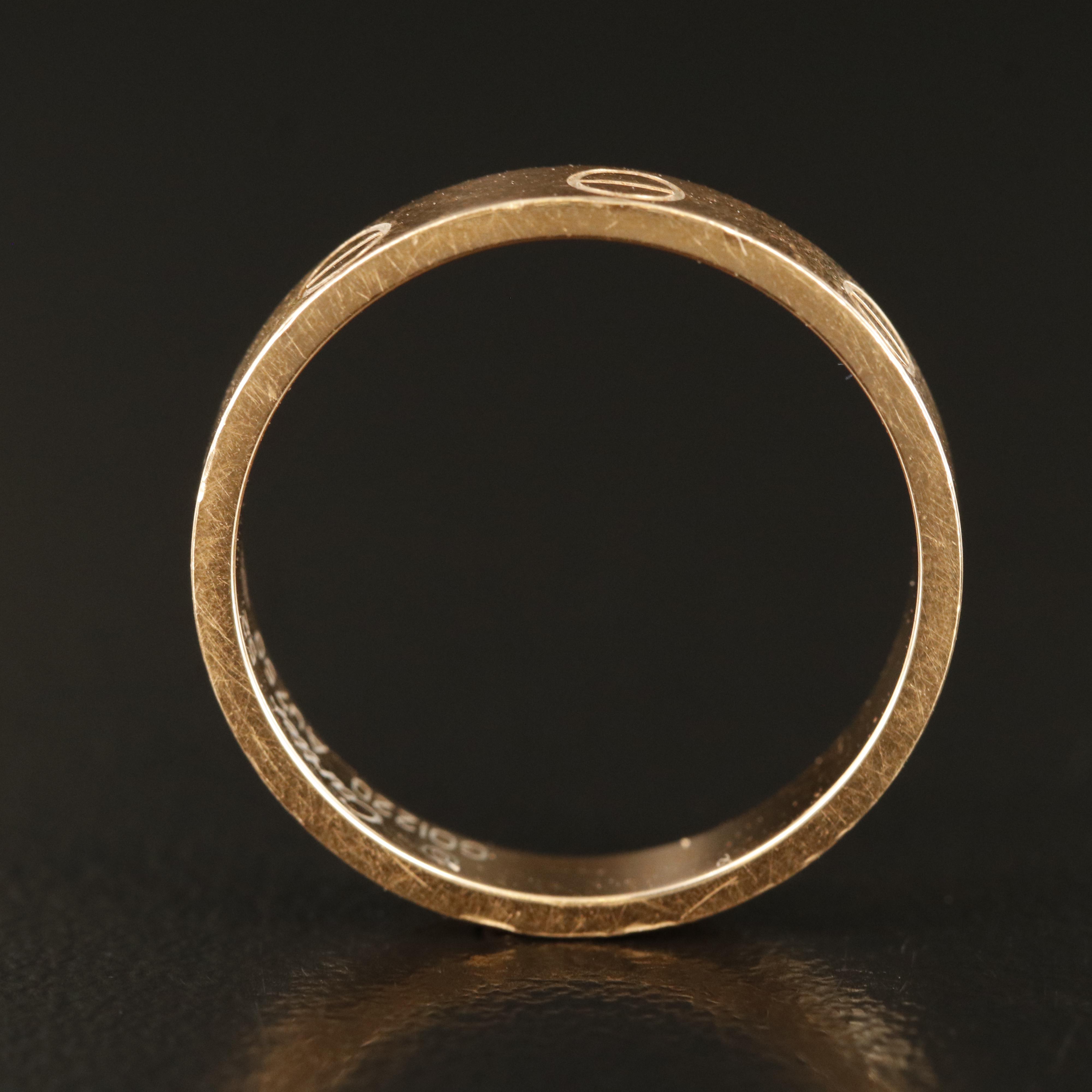 Cartier "Love" 18K Rose Gold Ring