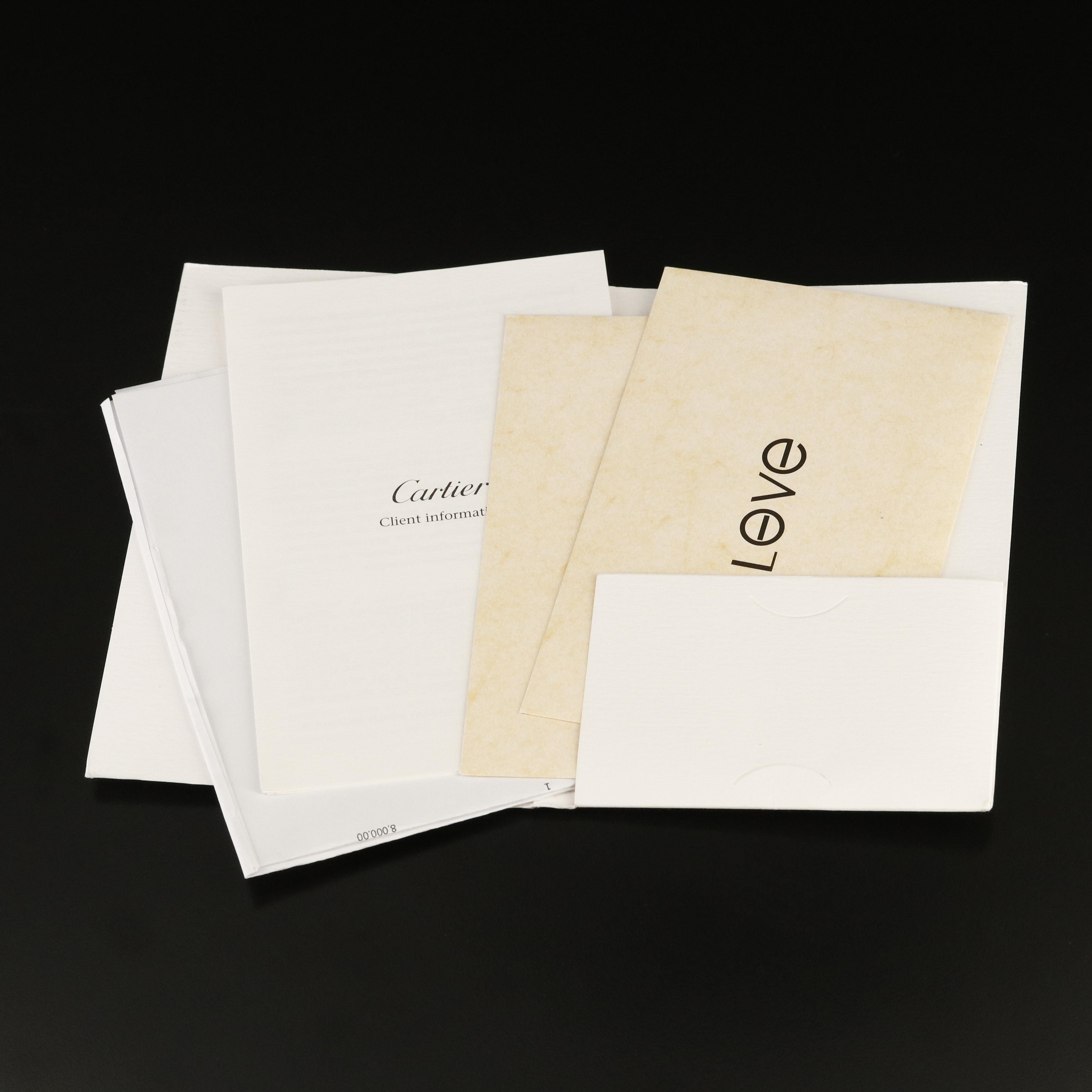 Cartier "Love" 18K Rose Gold Ring