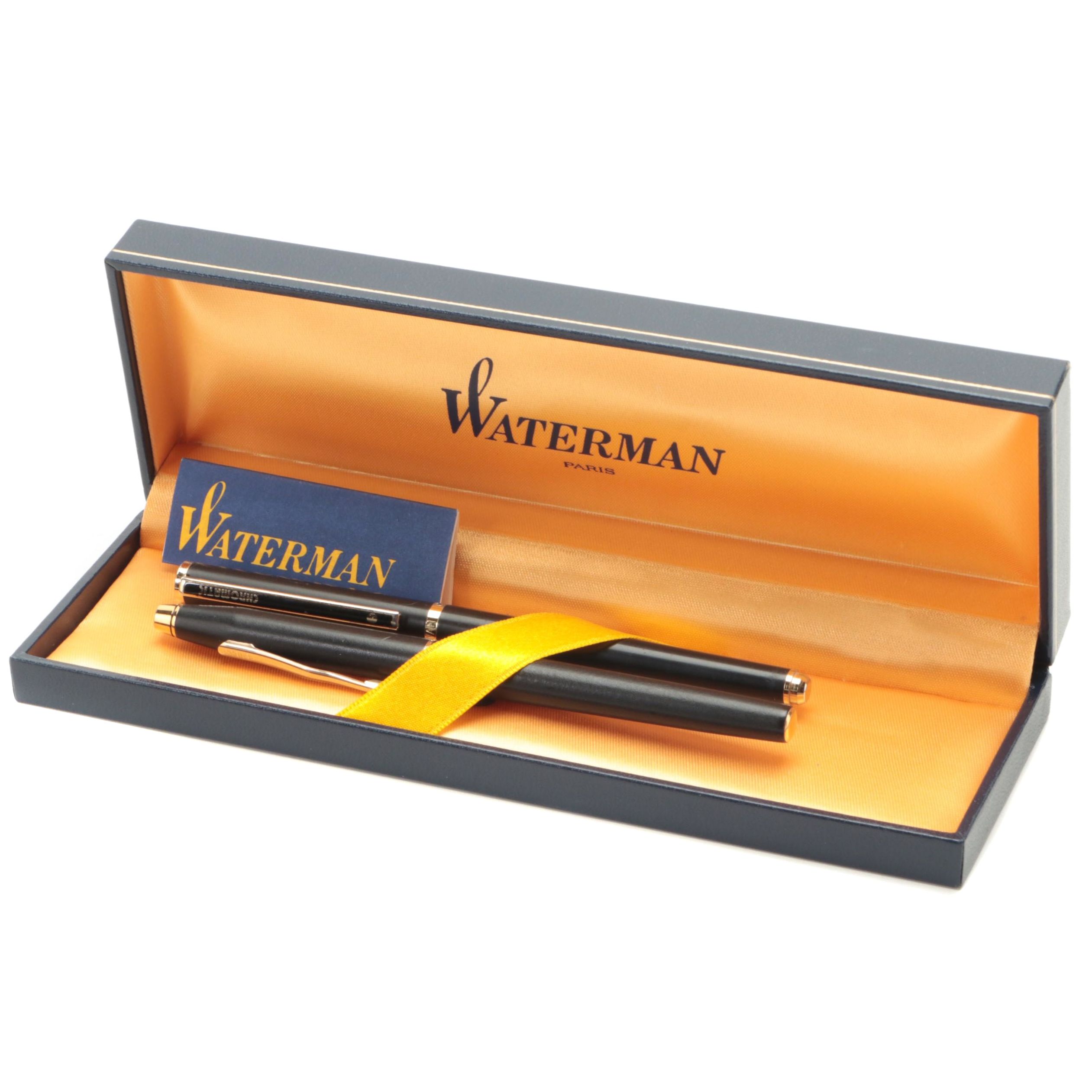 Cross Gunmetal Rollerball Pen with Chromatic IBM Pen