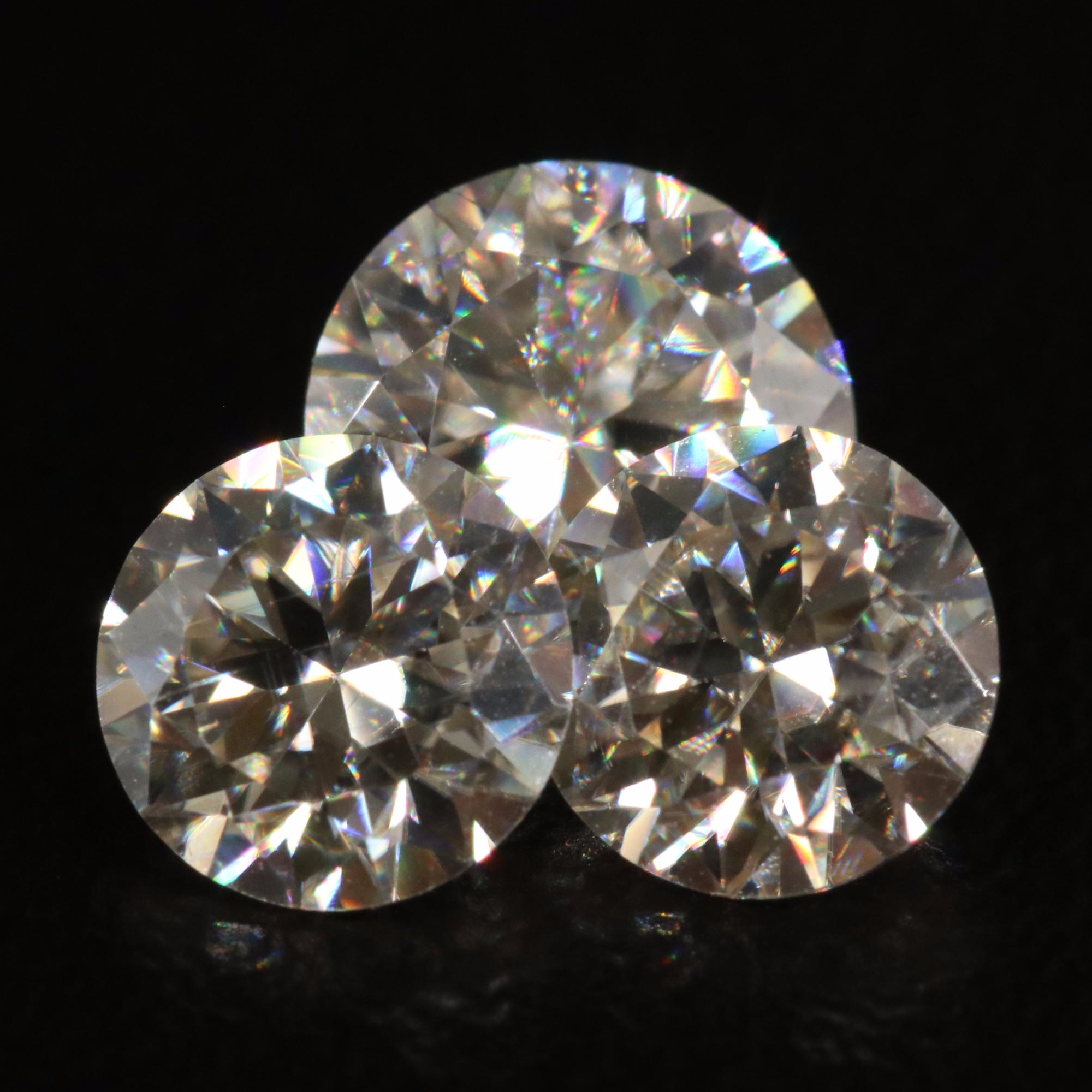 Loose 2.10 CTW Moissanite Lot