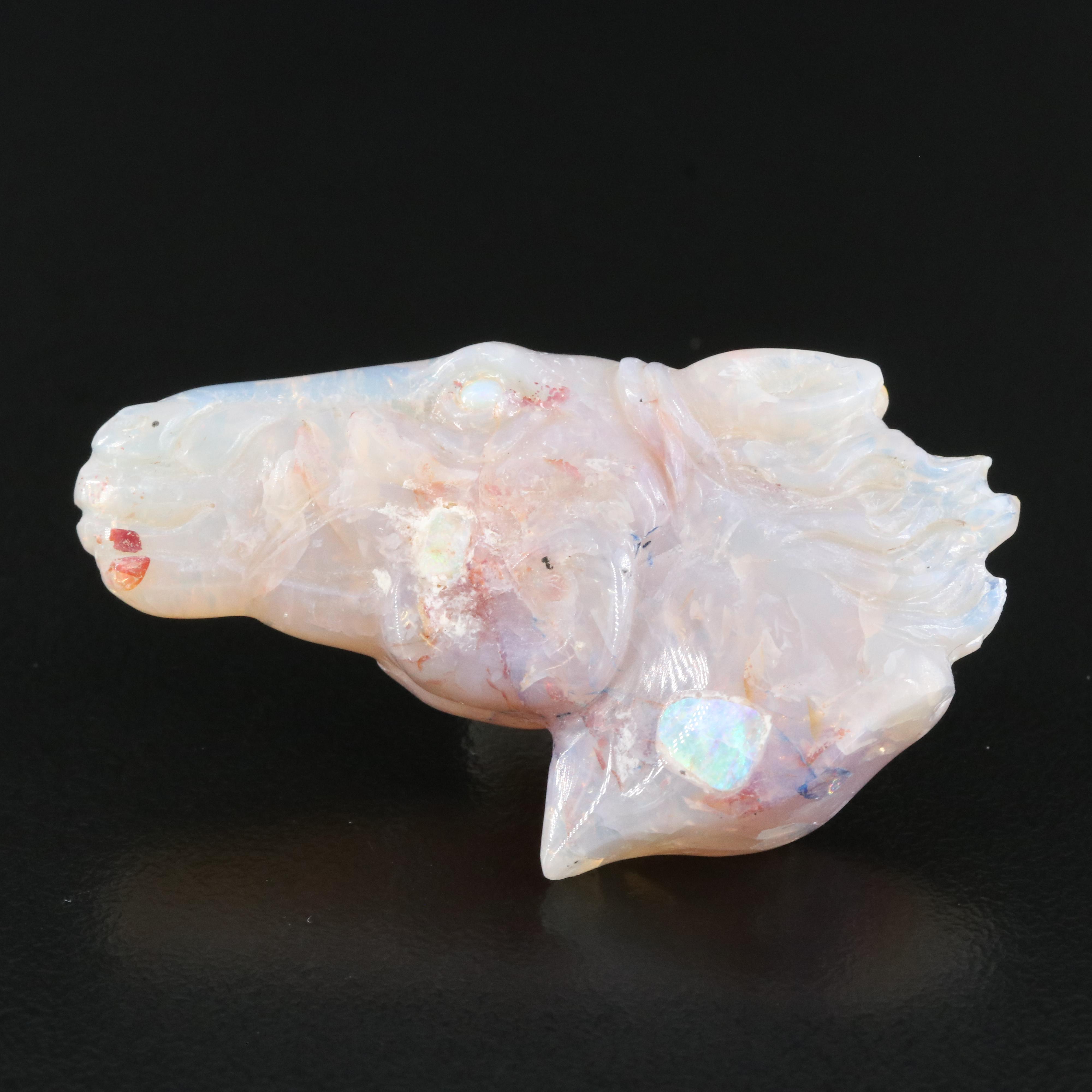 Loose 49.93 CT Carved Opal