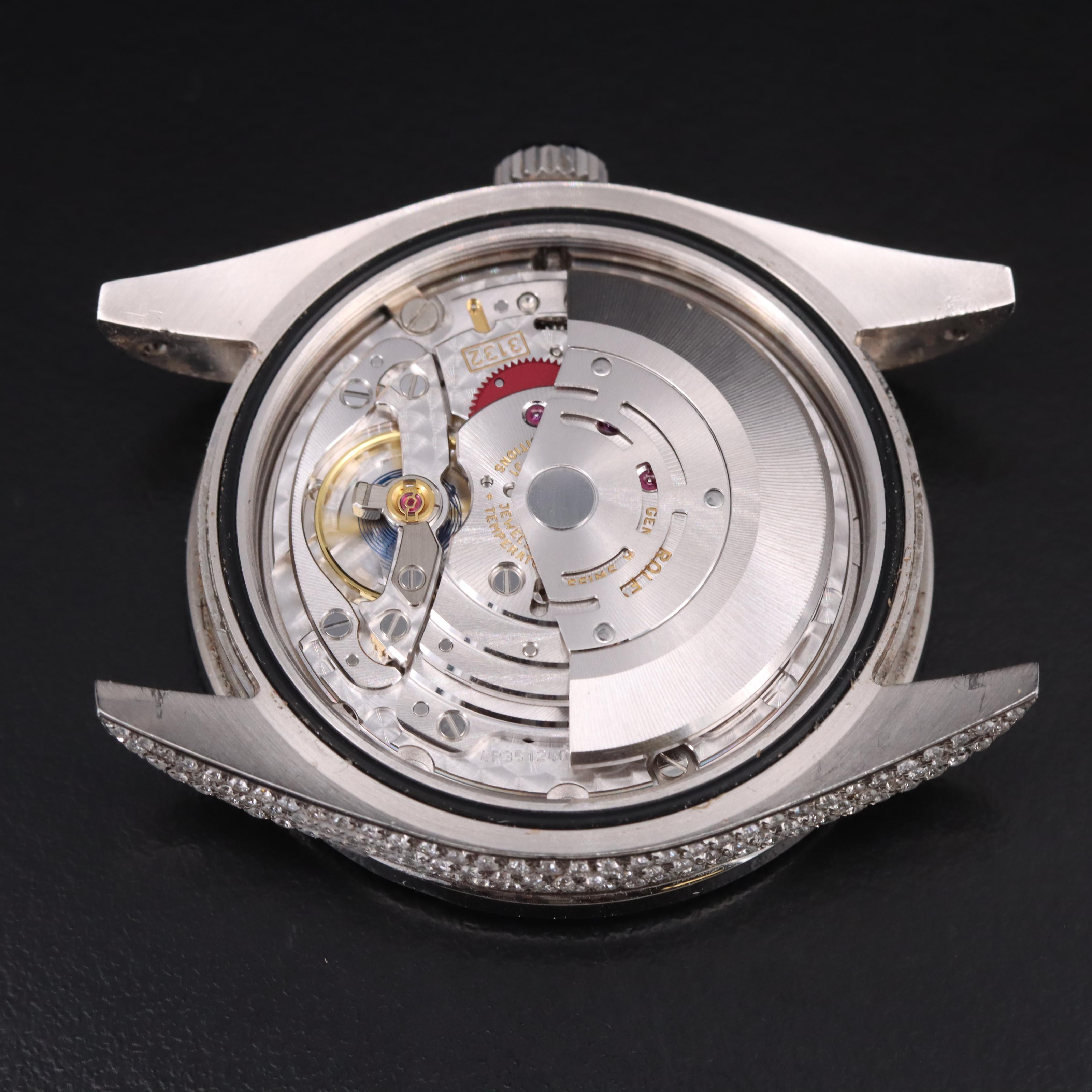 7.56 CTW Diamond Rolex Oyster Perpetual Watch with Gemstone Accents