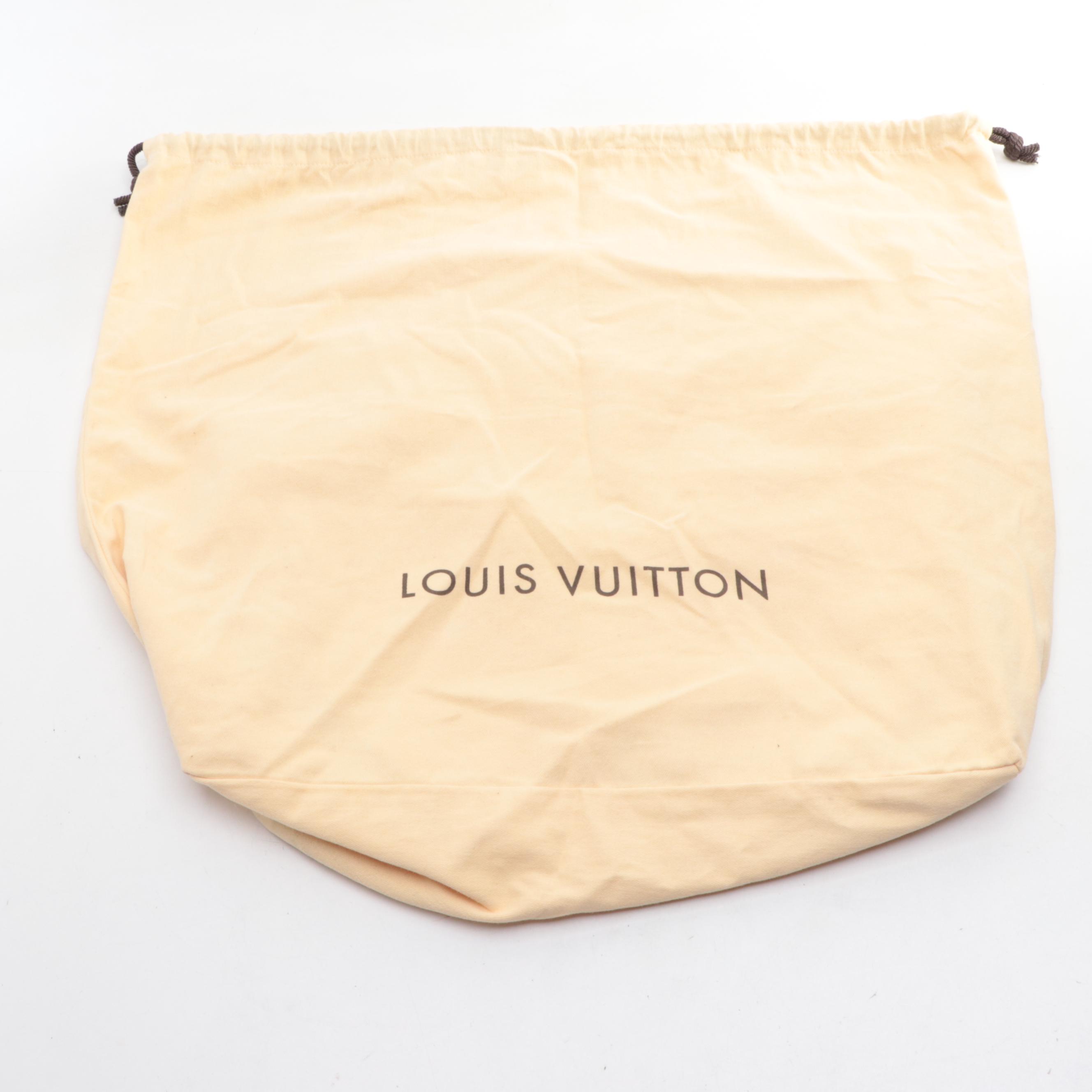 Louis Vuitton Neverfull MM in Damier Ebene Canvas and Dark Brown Leather