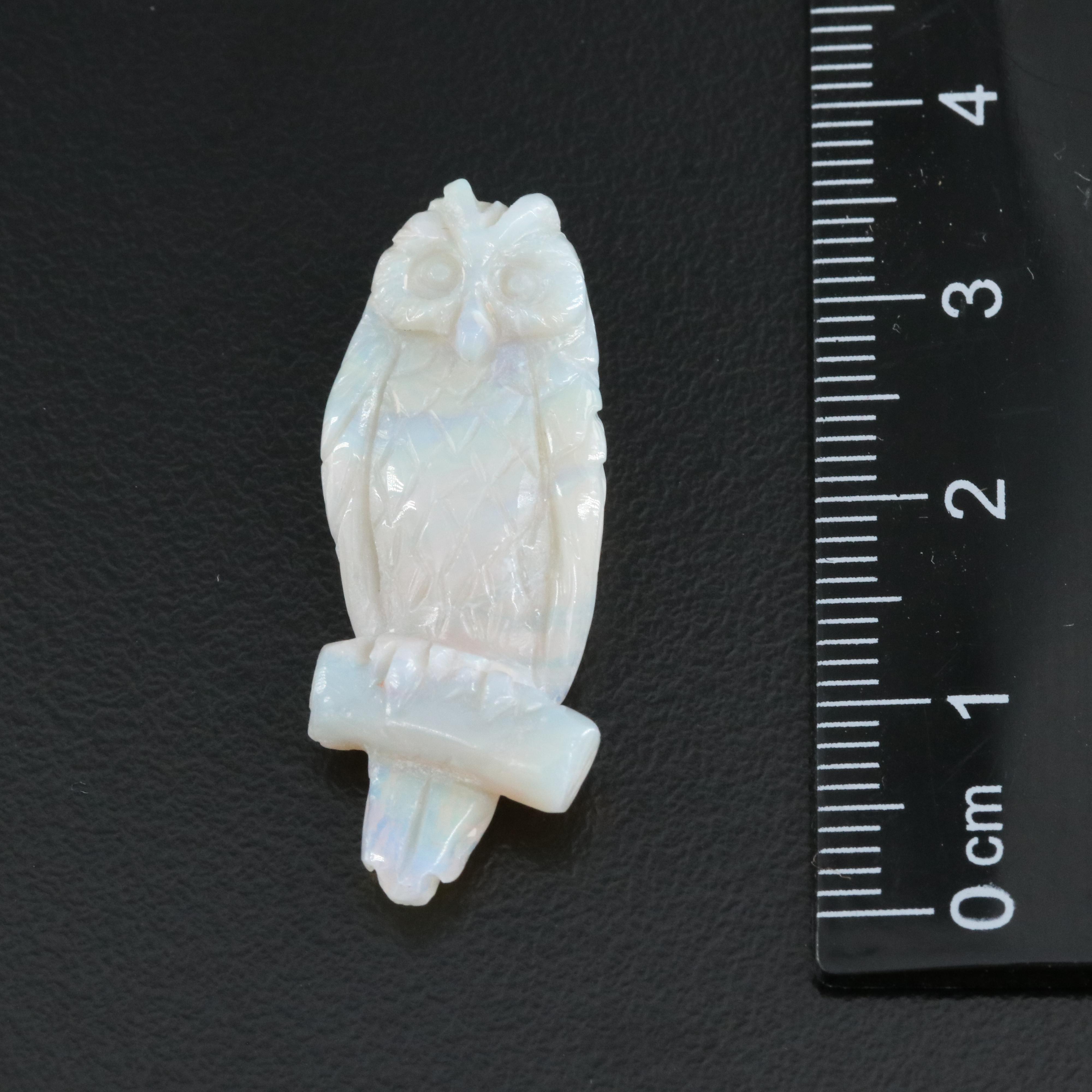 Loose 14.11 CT Carved Opal