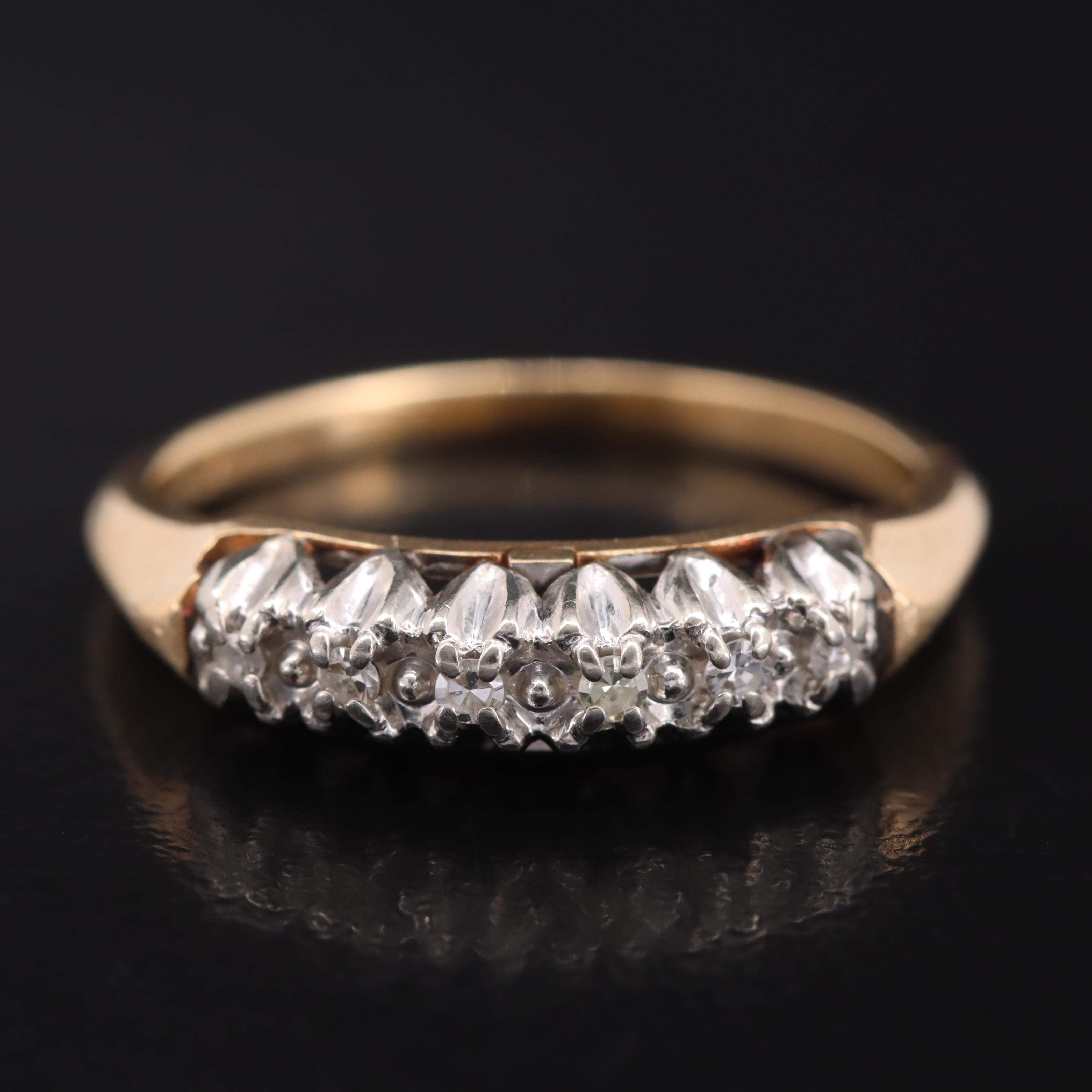 14K Diamond Ring