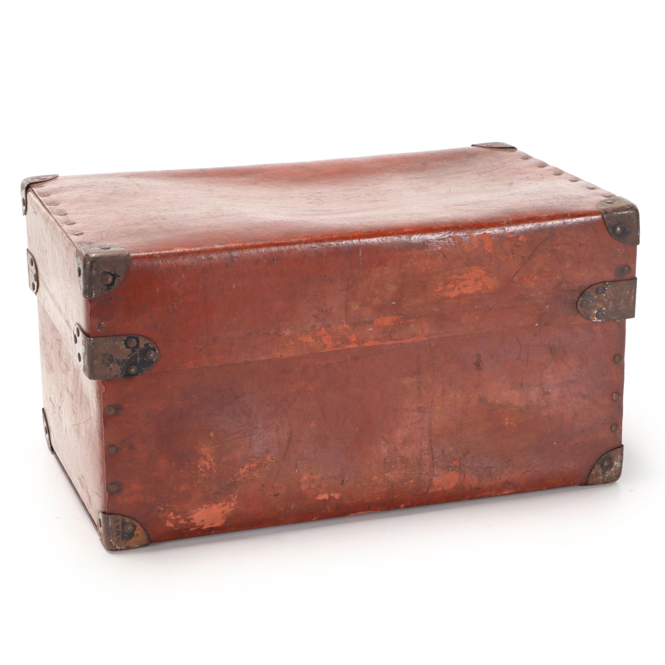 Lacquered Paper Document Box, Early to Mid-20th Century