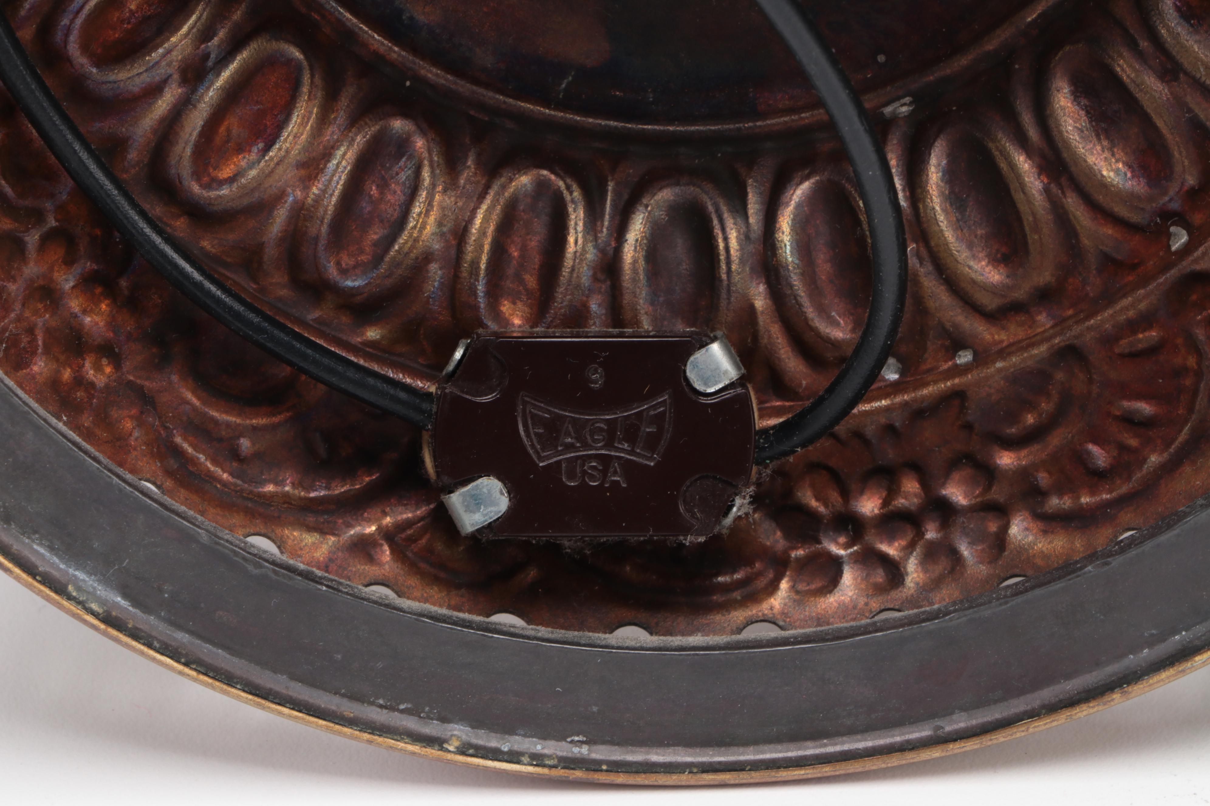 Juno Brass Kerosene Lamp with Milk Glass Shade, Adapted Mid to Late 20th Century