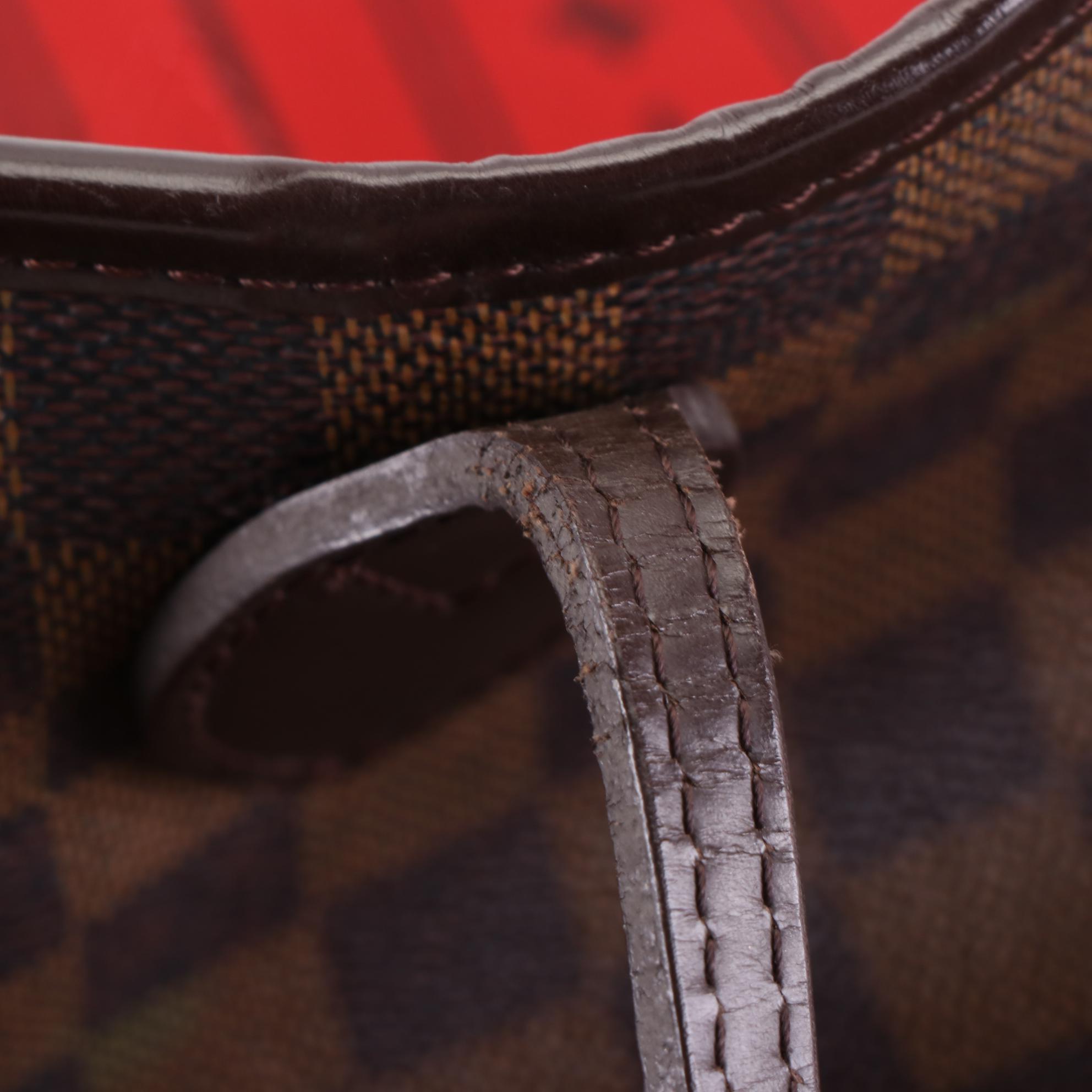 Louis Vuitton Neverfull MM in Damier Ebene Canvas and Leather