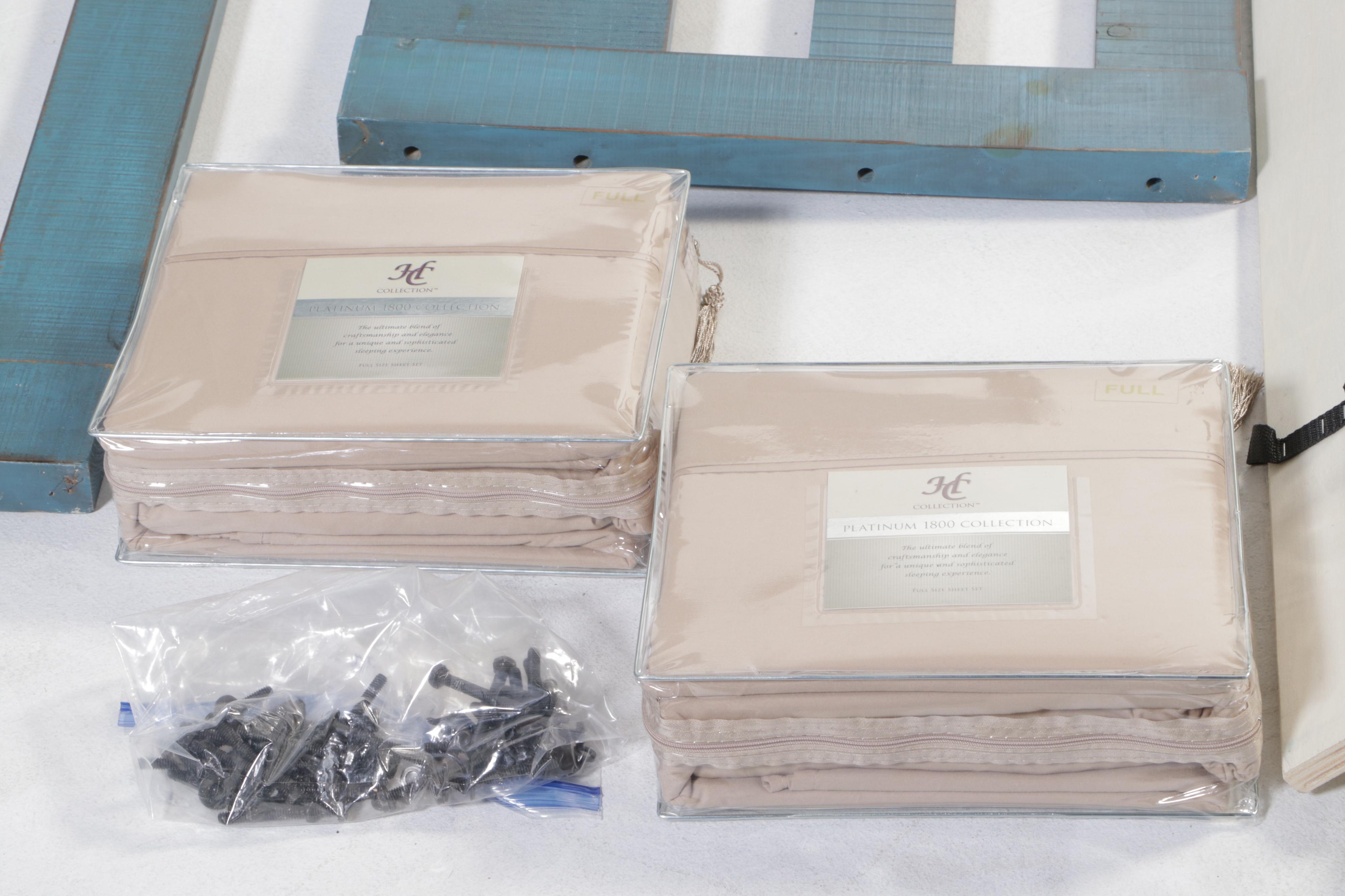 Oak Furniture West LLC "Frisco" Blue-Painted Full Size Bunk Beds