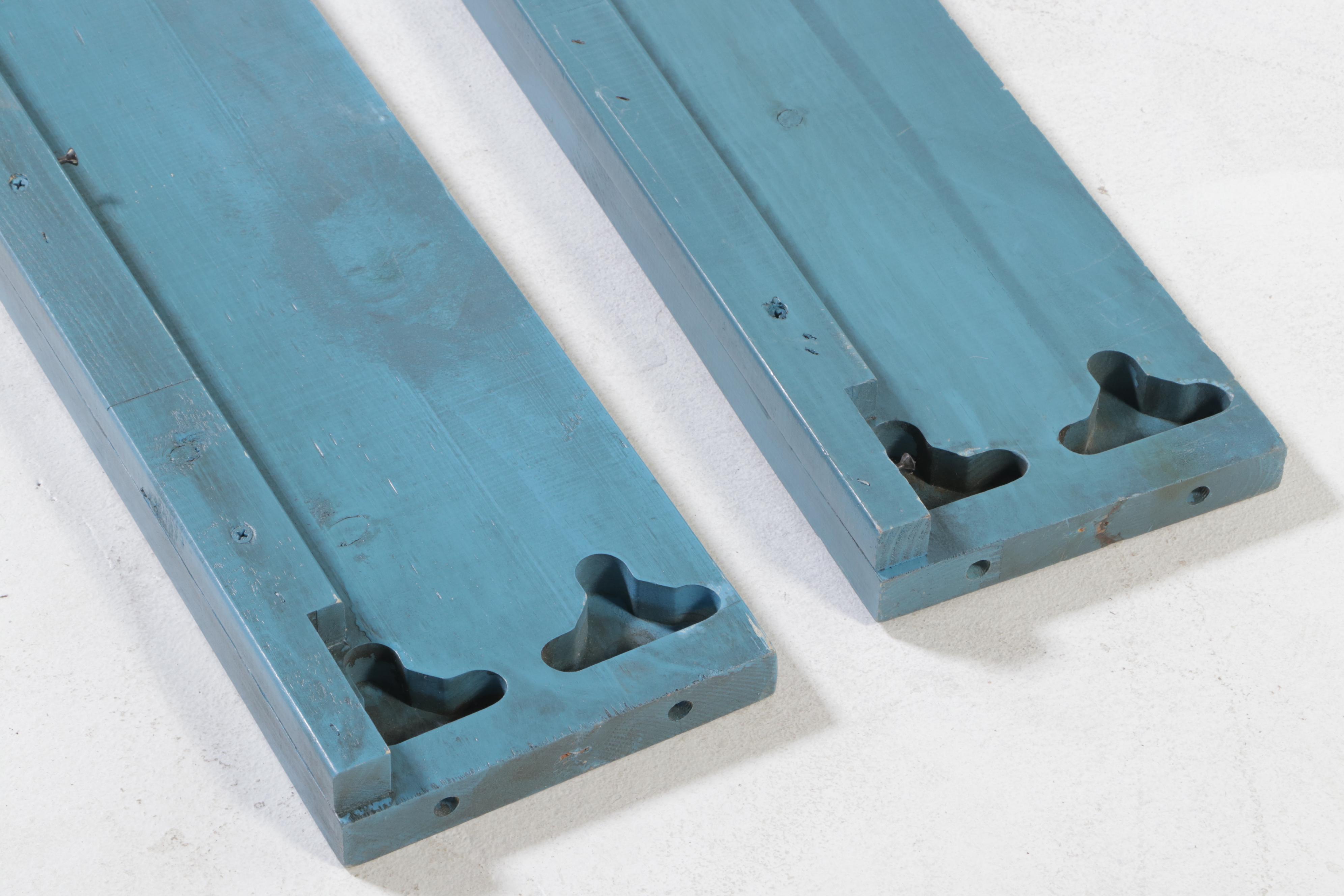 Oak Furniture West LLC "Frisco" Blue-Painted Full Size Bunk Beds