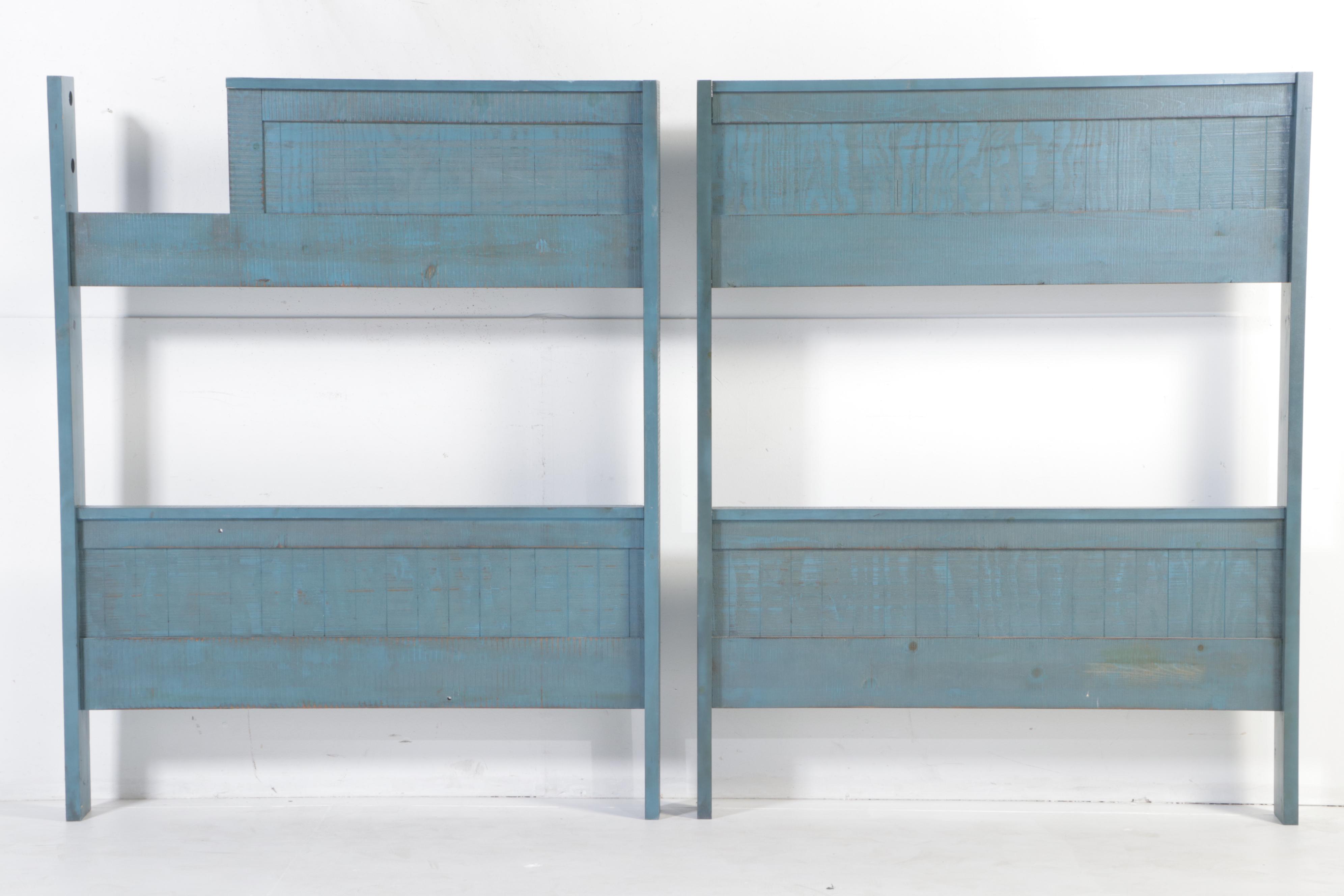 Oak Furniture West LLC "Frisco" Blue-Painted Full Size Bunk Beds