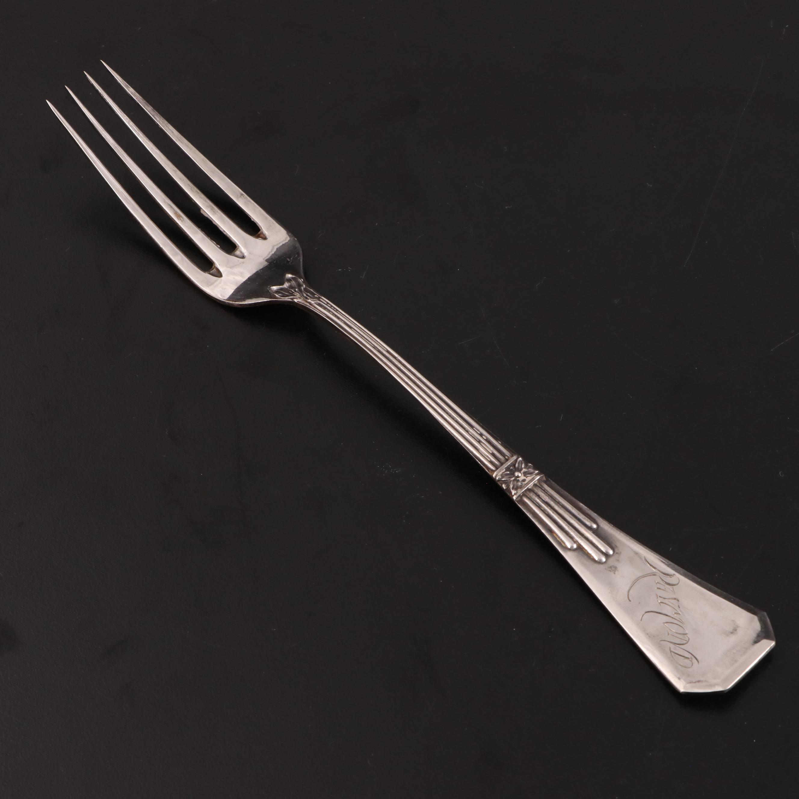 Sterling and Silver Plate Flatware with Other Silver and Mixed Metal Trays