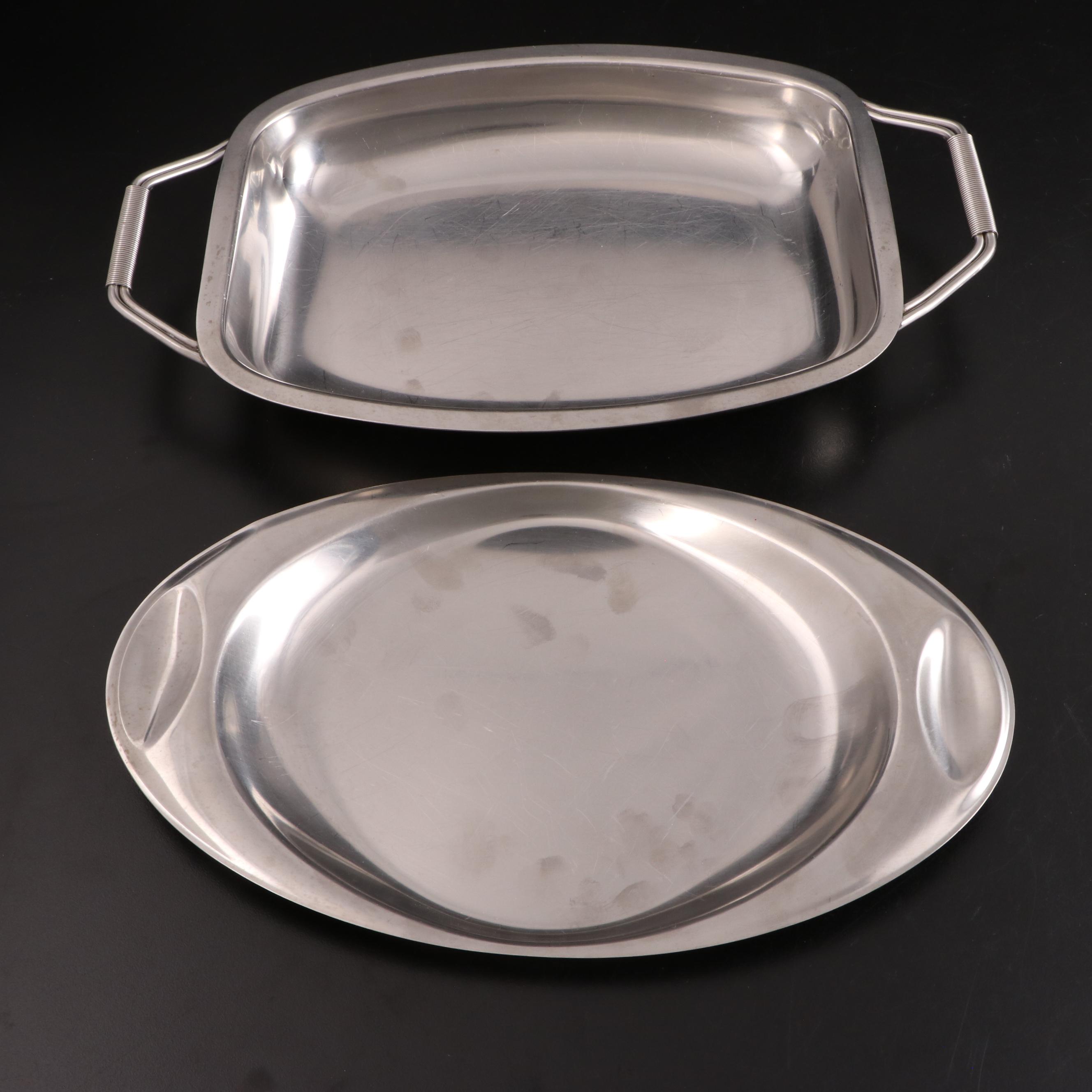 Sterling and Silver Plate Flatware with Other Silver and Mixed Metal Trays