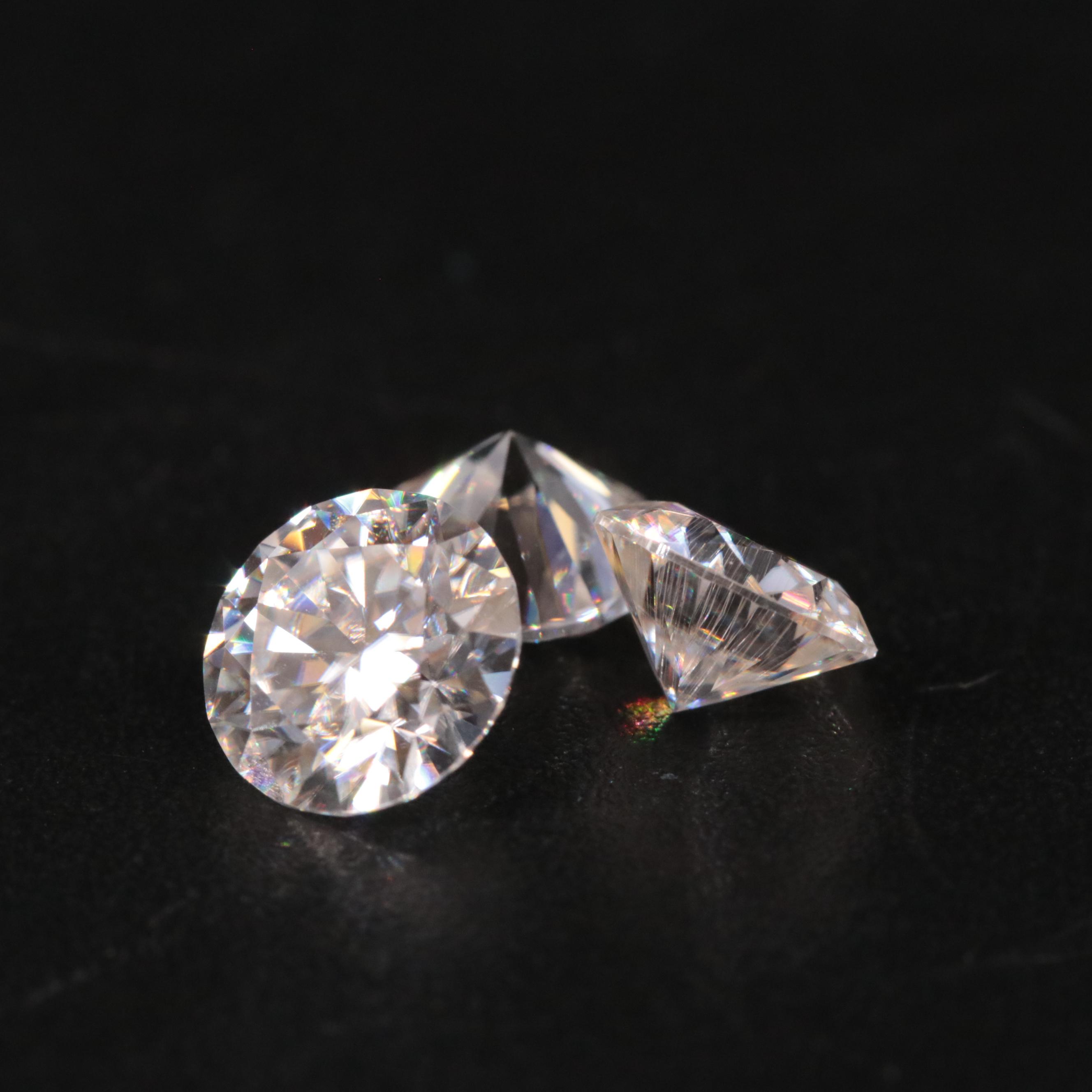 Loose 3.07 CTW Moissanite Lot