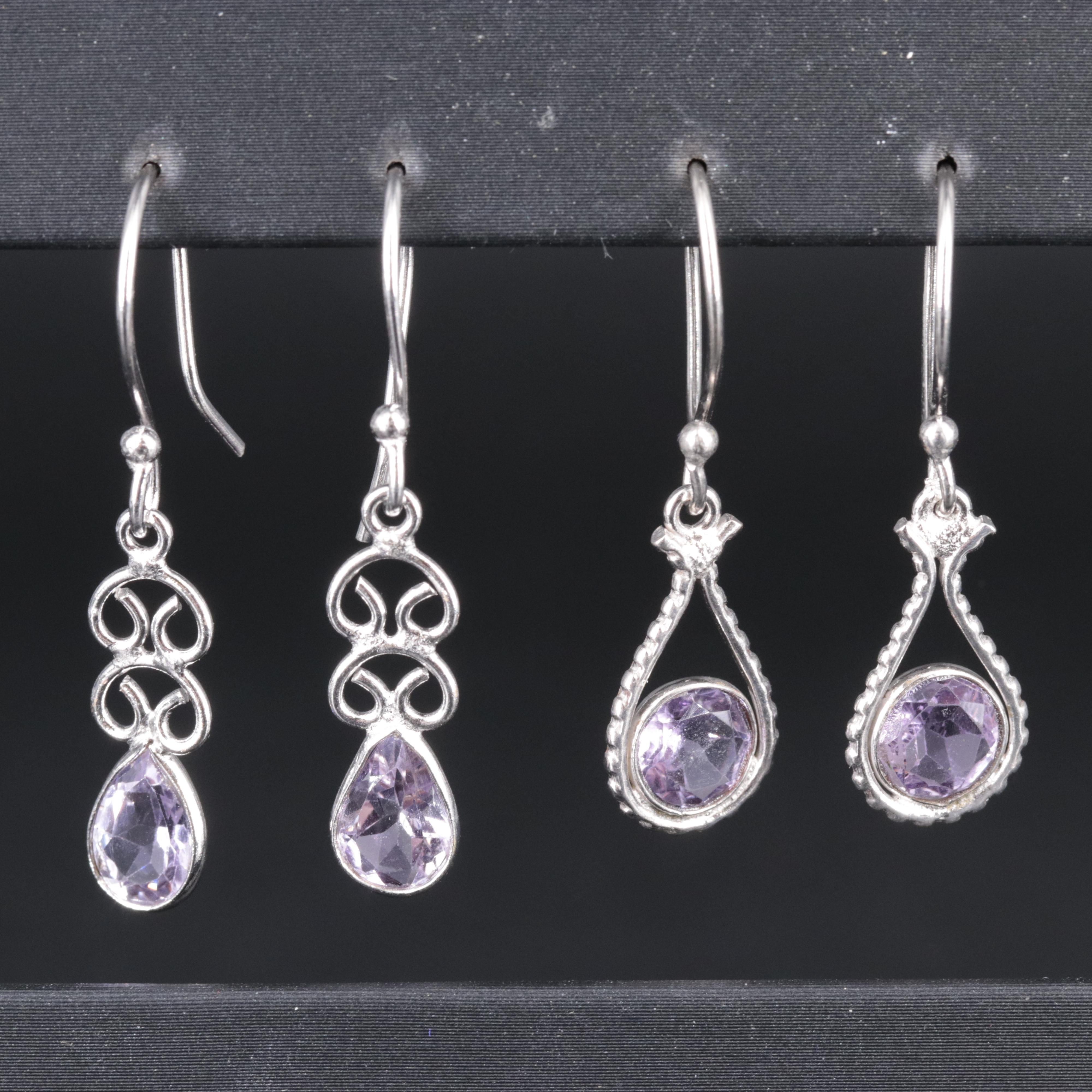 Sterling Silver Gemstone Earring Collection