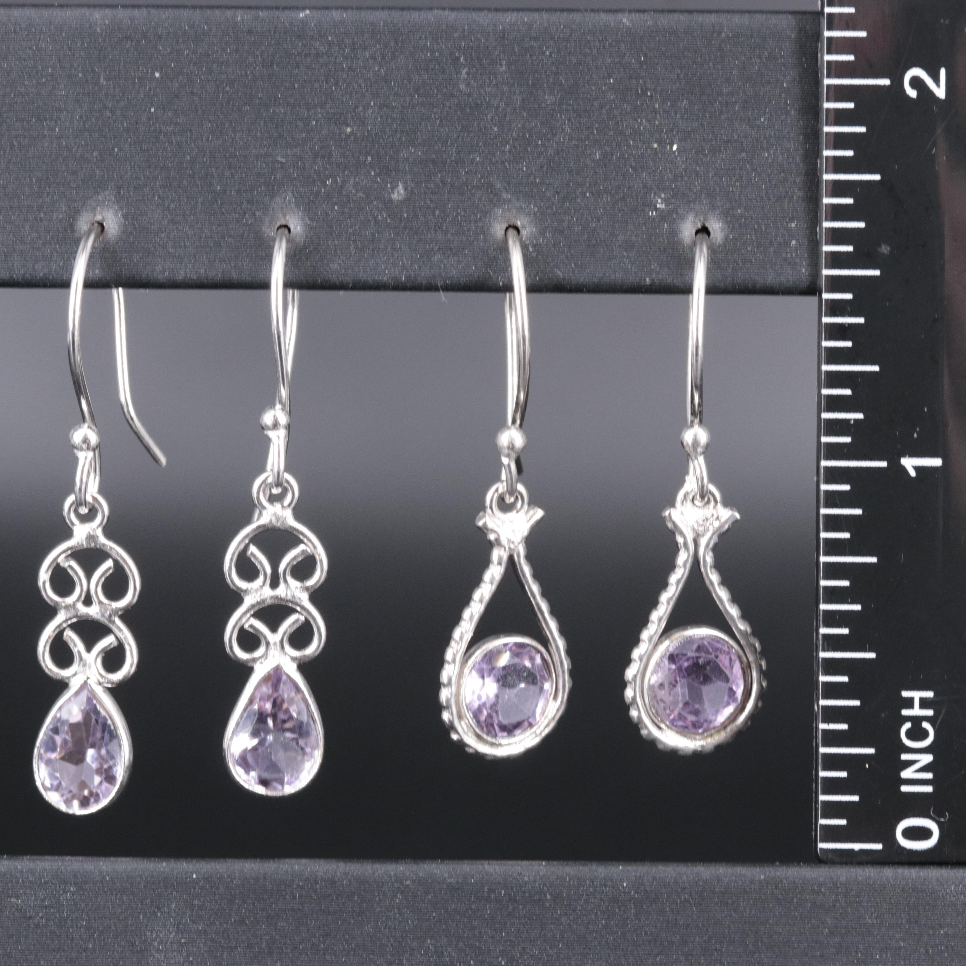 Sterling Silver Gemstone Earring Collection