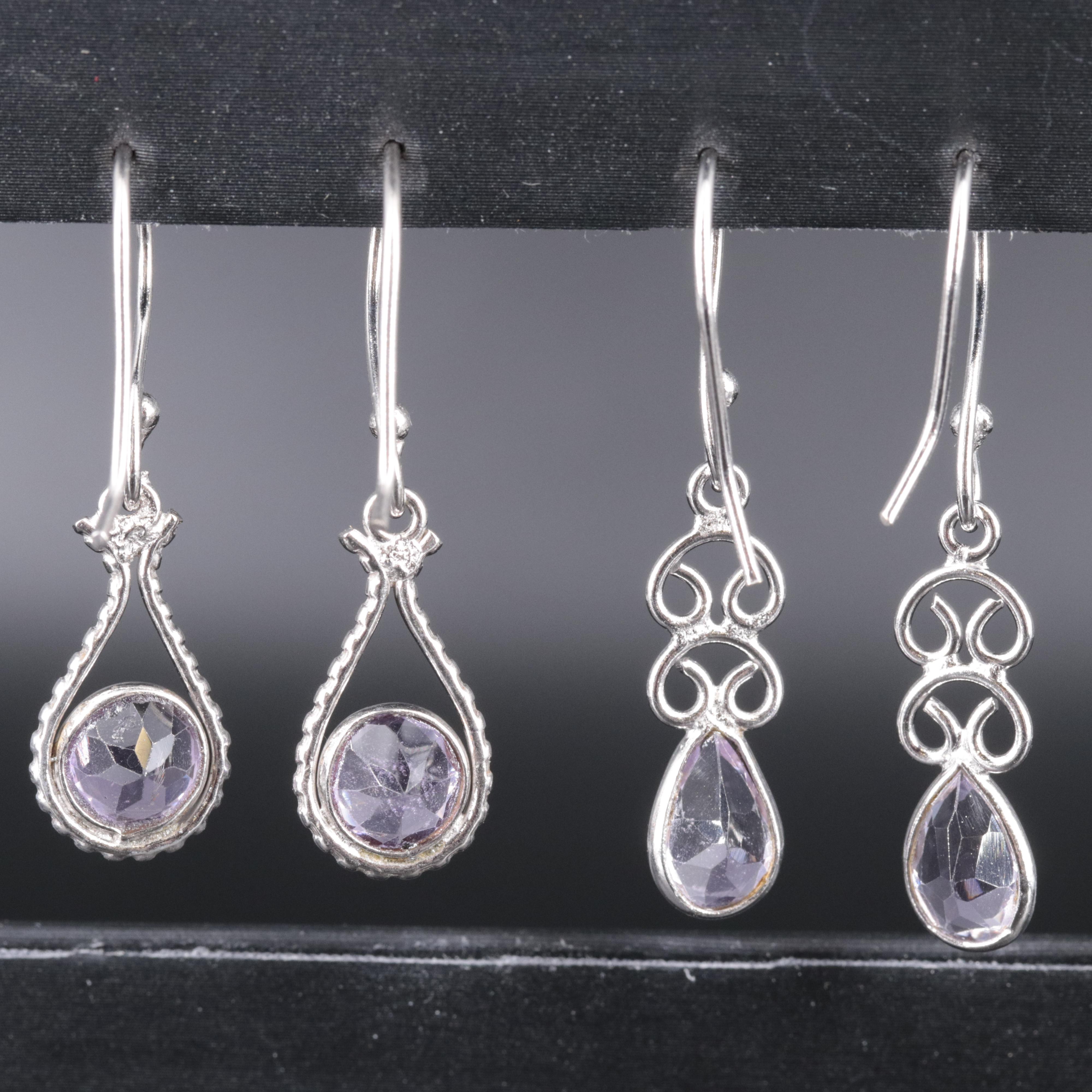 Sterling Silver Gemstone Earring Collection