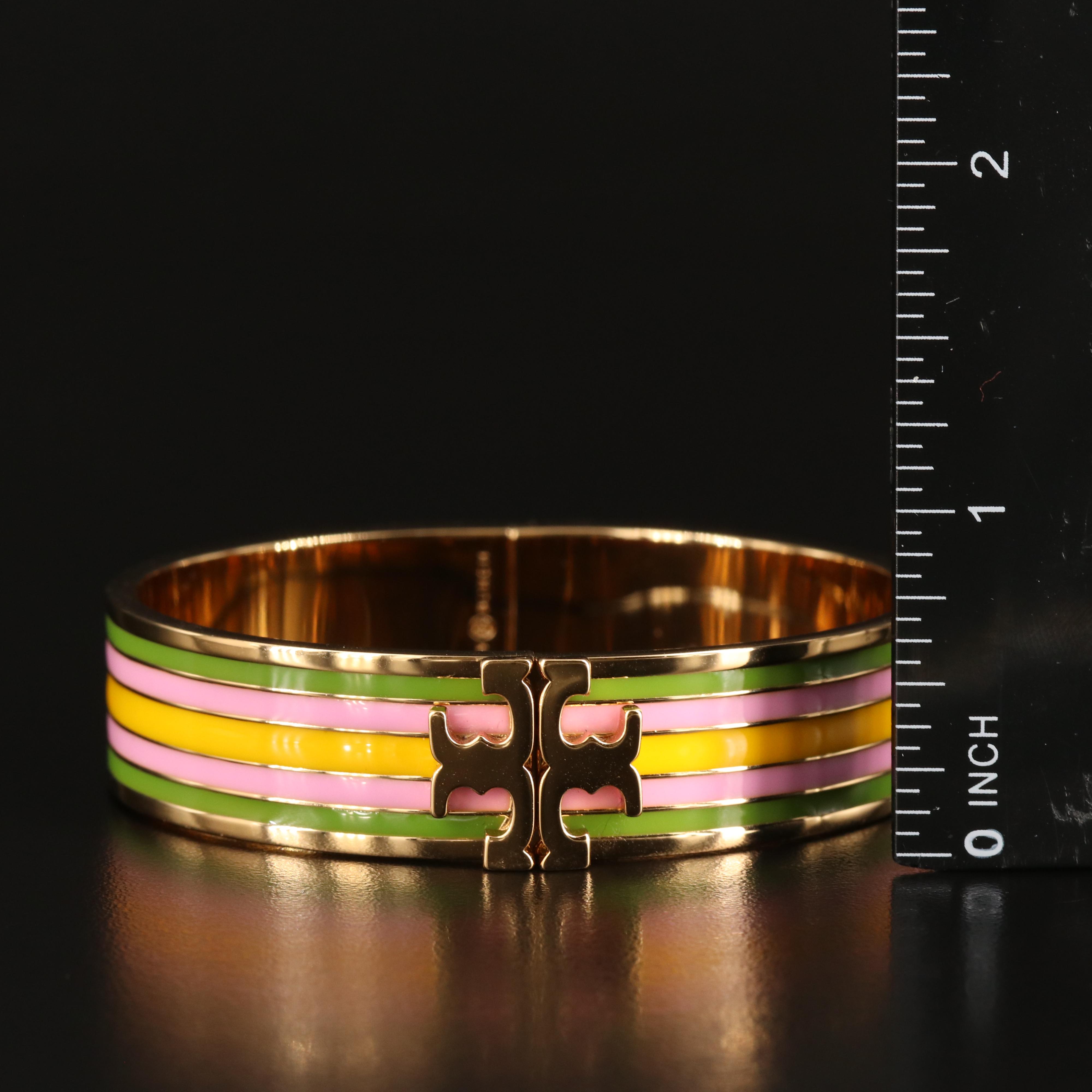 Tory Burch Striped Clamper