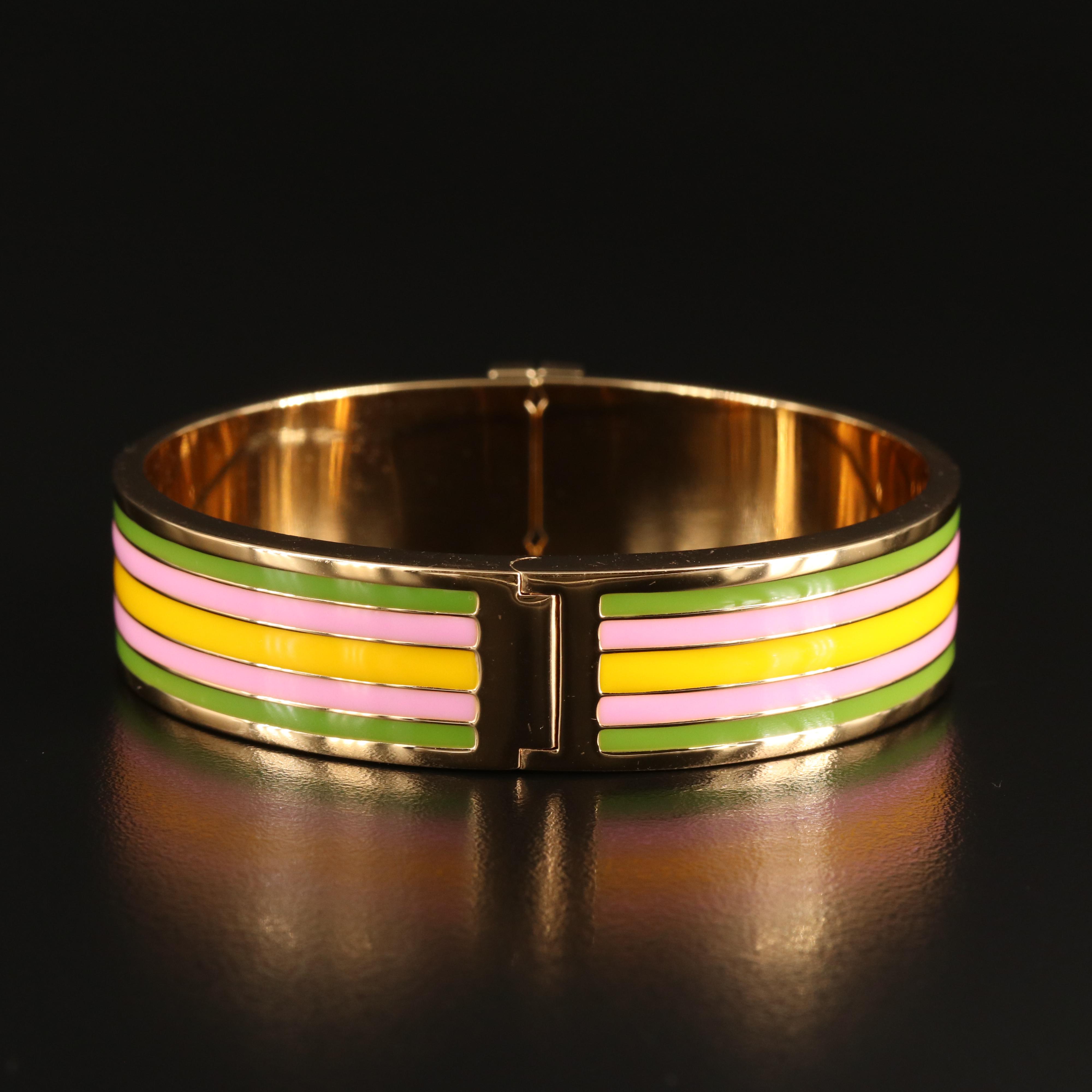 Tory Burch Striped Clamper