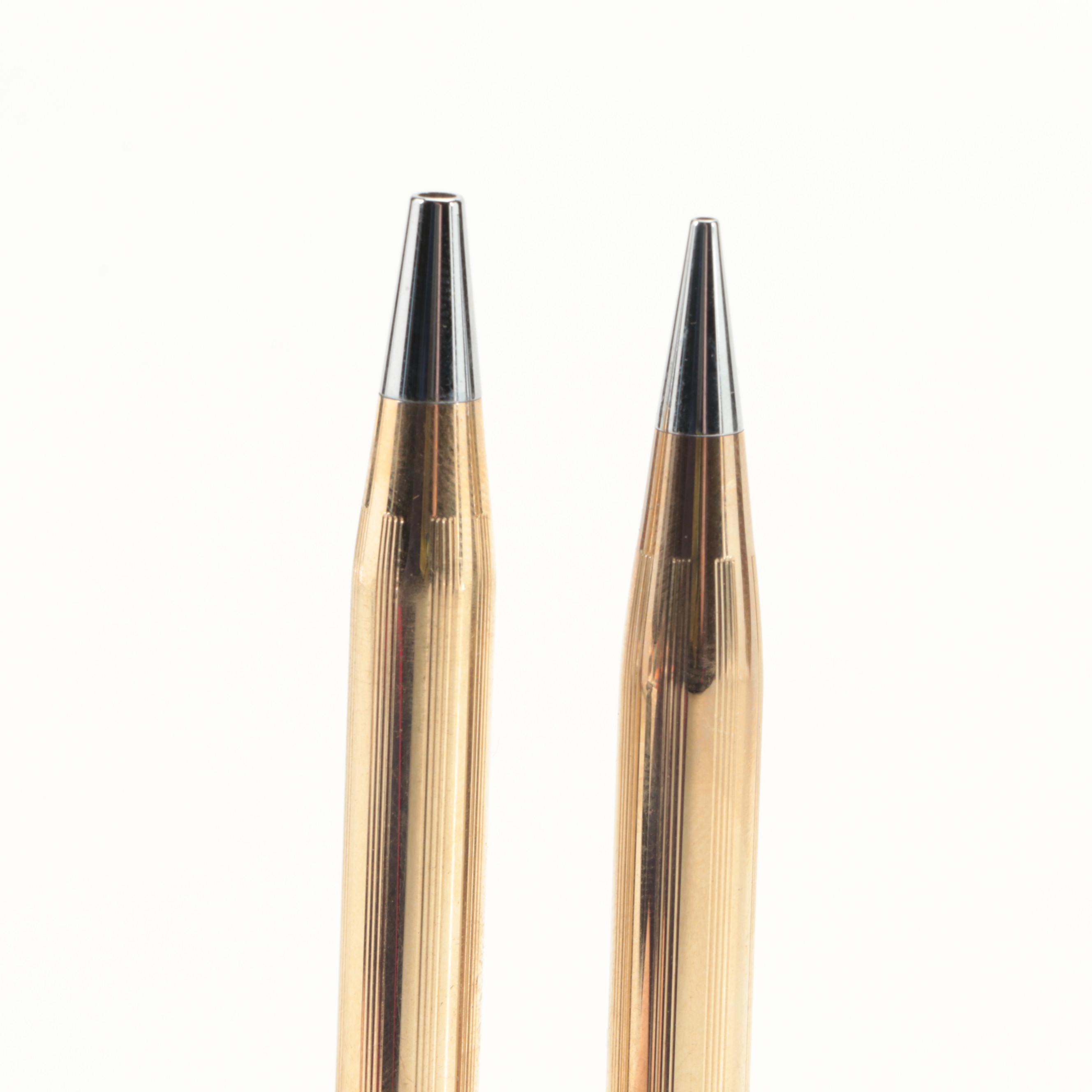 Cross Gold-Filled with Eversharp Resin Pen and Pencil Sets