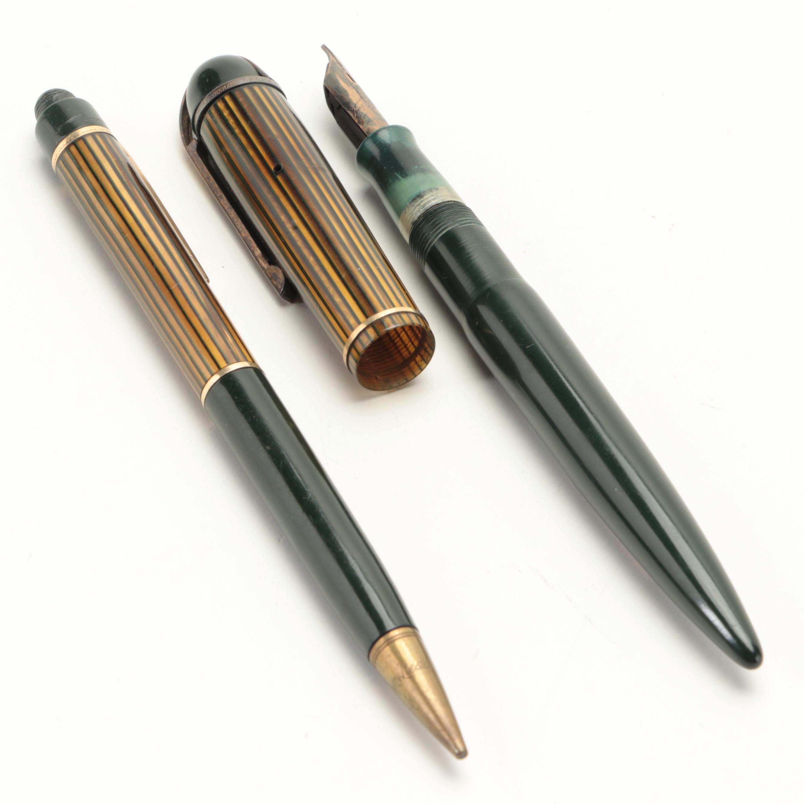 Cross Gold-Filled with Eversharp Resin Pen and Pencil Sets