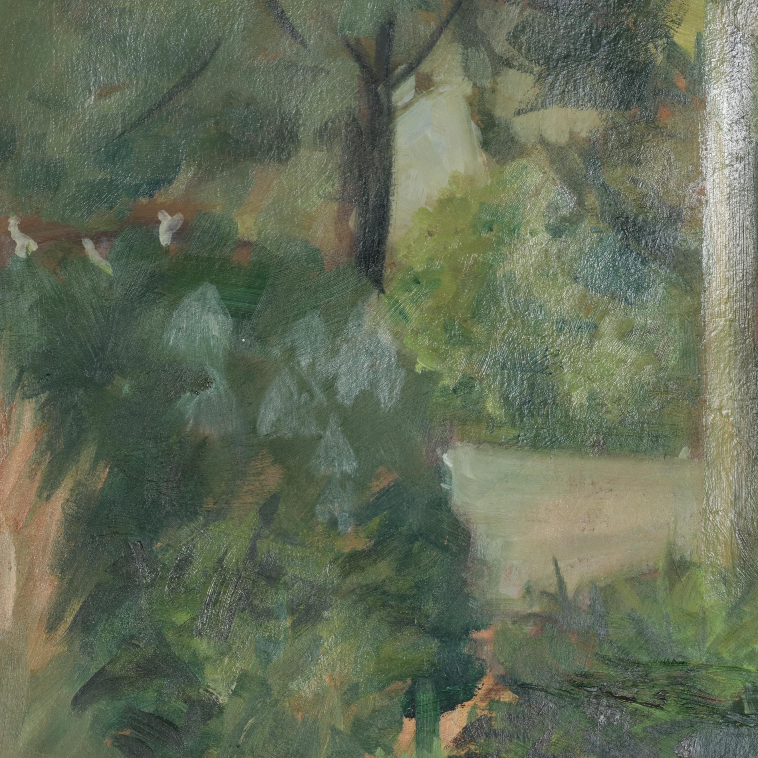 Katrina Halter Unfinished Landscape Oil and Watercolor Paintings, circa 1988